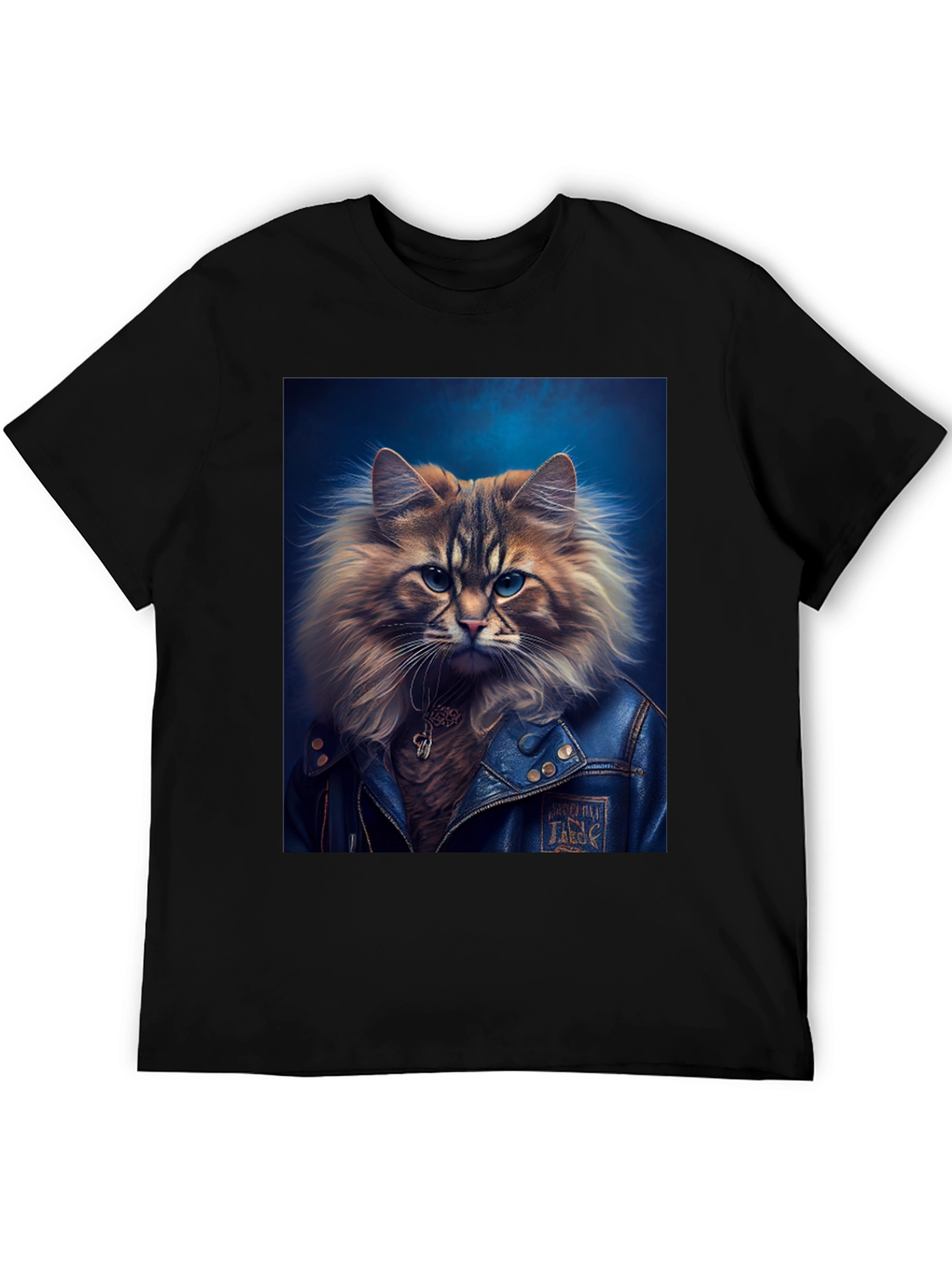 Cat Biker T-Shirt - Cool Graphic Tee