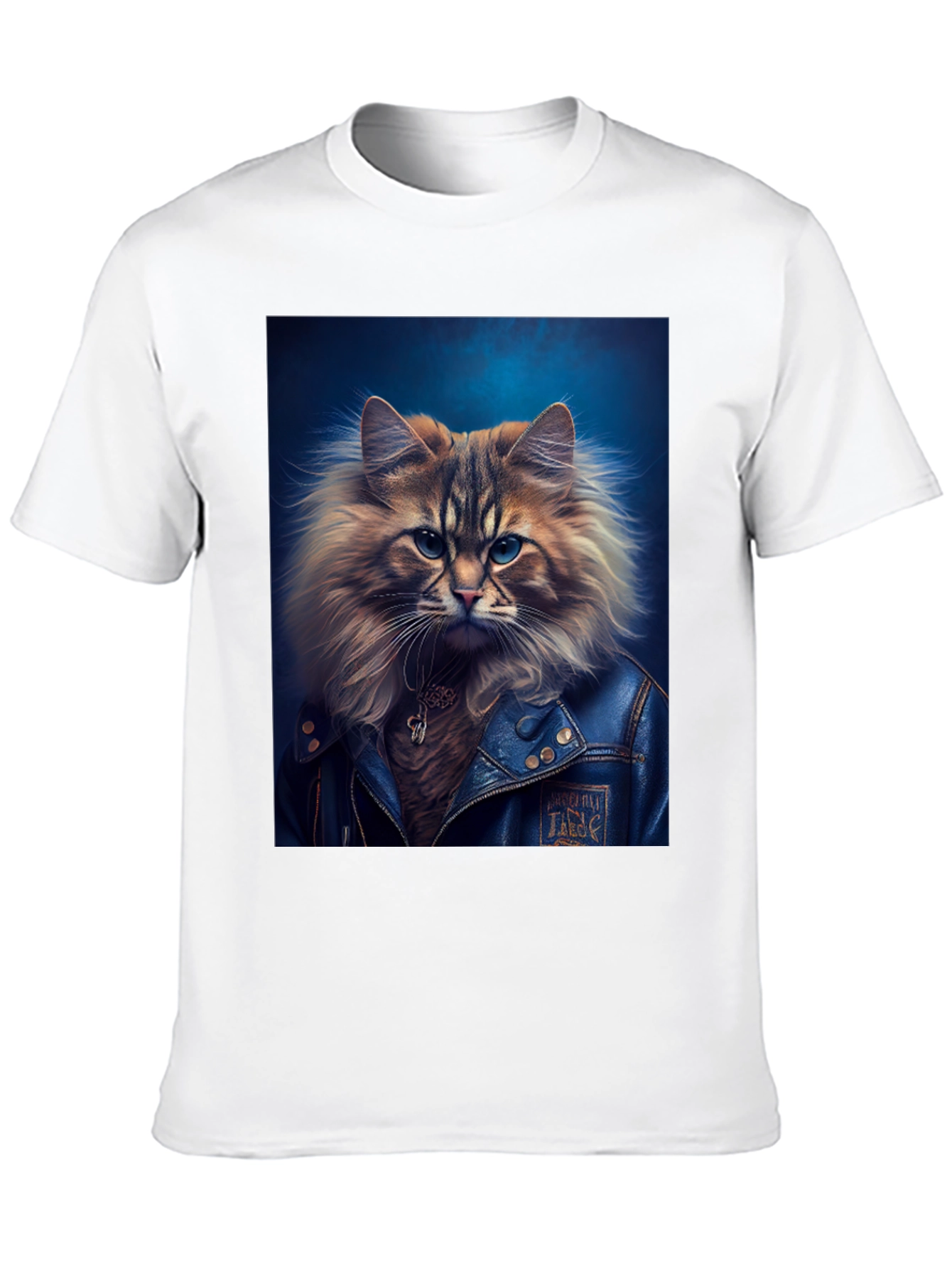 Cat Biker T-Shirt - Cool Graphic Tee
