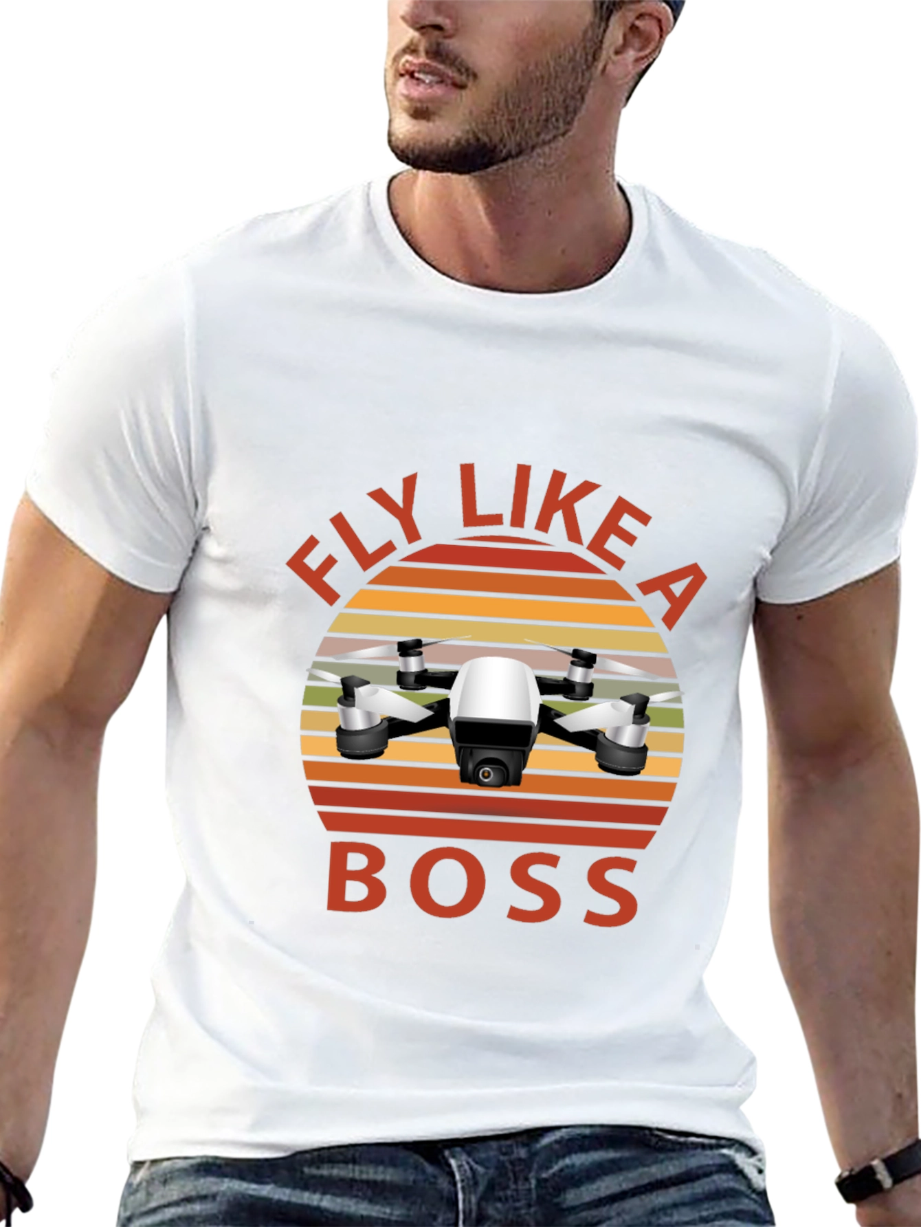 Fly Like A Boss Drone T-Shirt