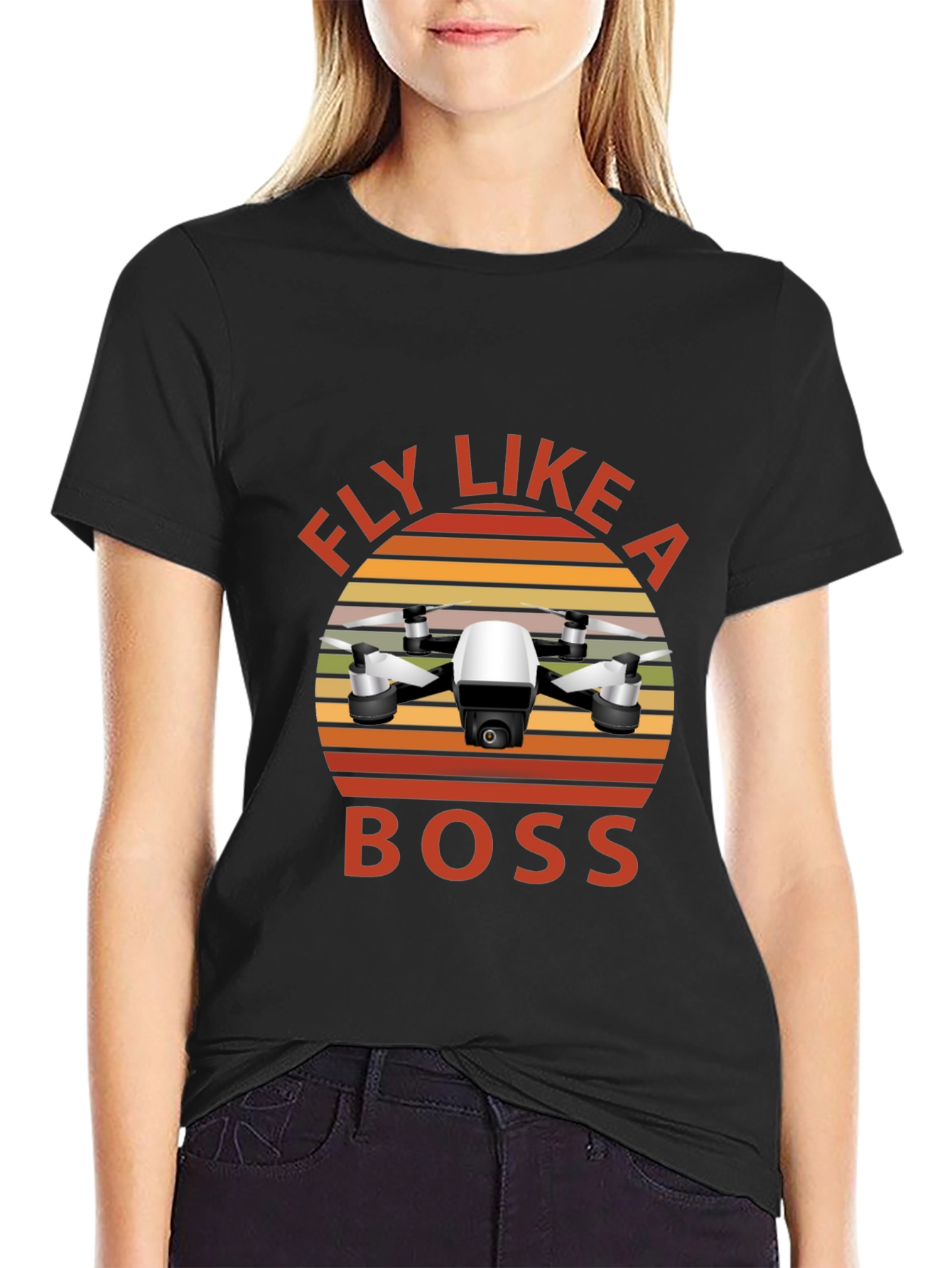 Fly Like A Boss Drone T-Shirt