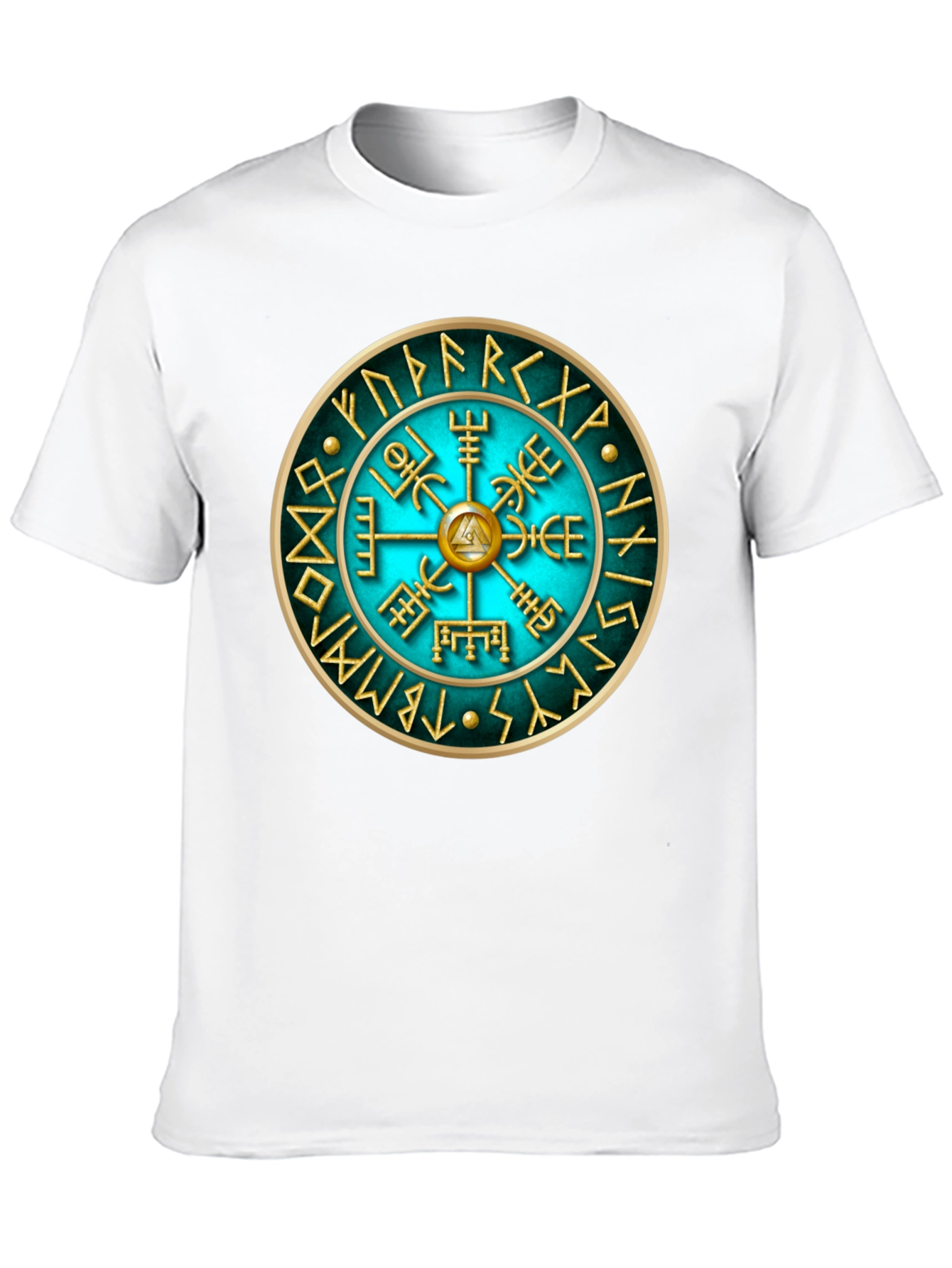 Vegvisir Compass Rune T-Shirt Viking Norse Mythology