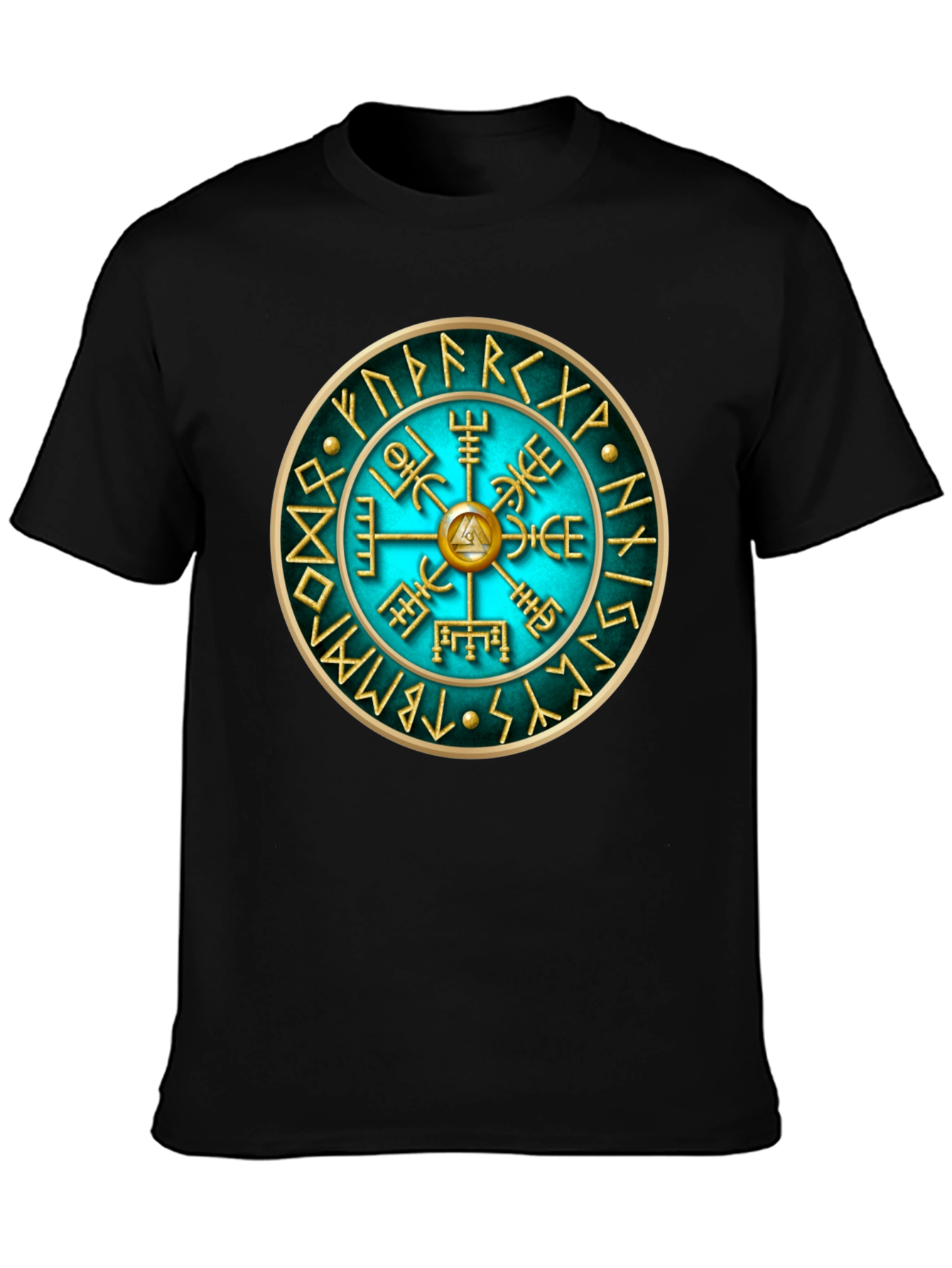 Vegvisir Compass Rune T-Shirt Viking Norse Mythology