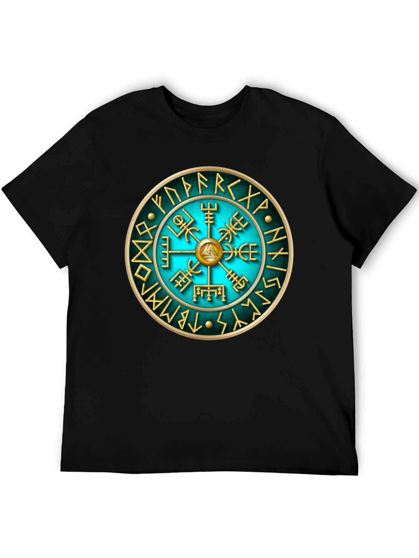 Vegvisir Compass Rune T-Shirt Viking Norse Mythology