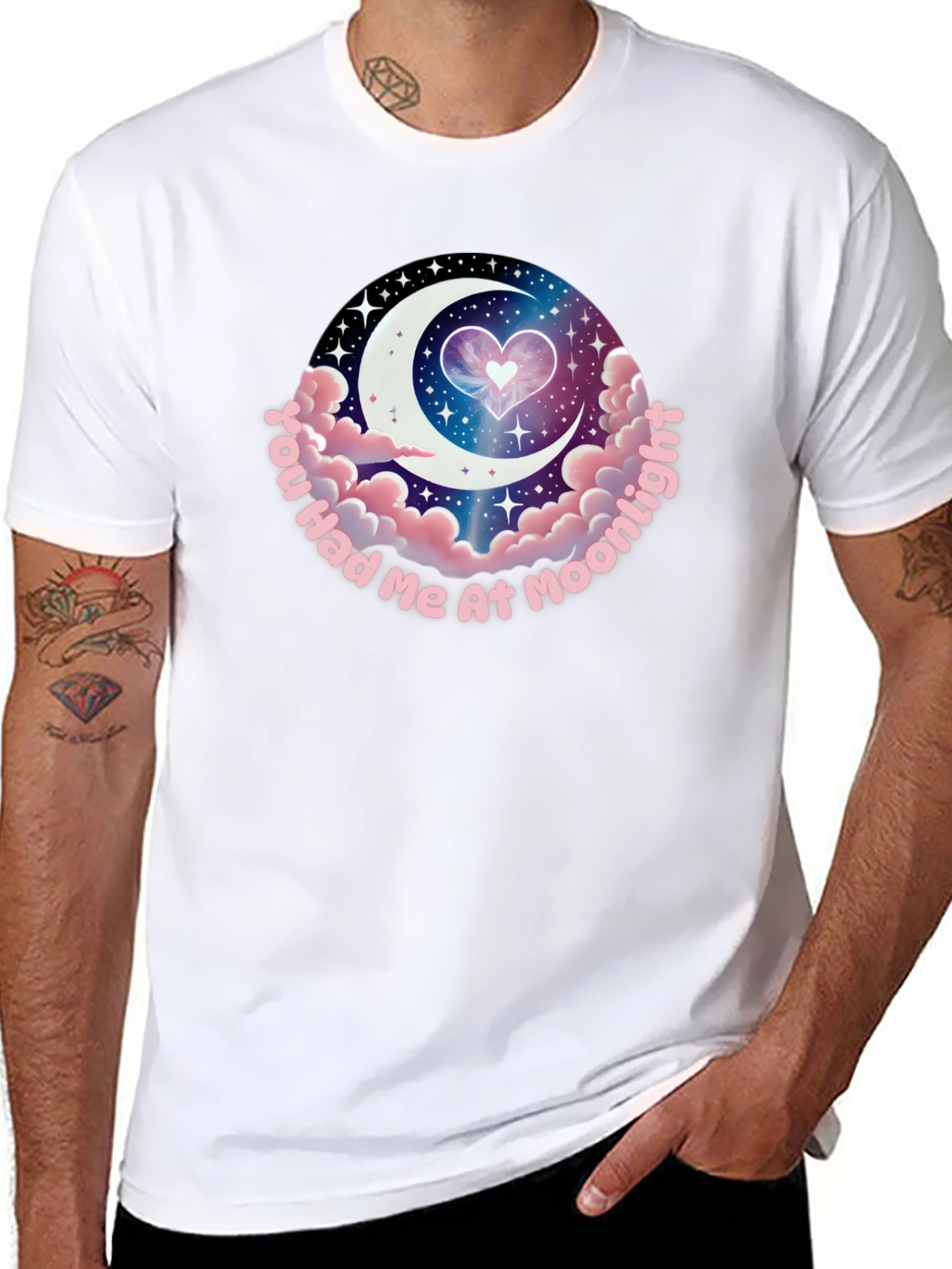 Moonlight Heart Graphic T-Shirt