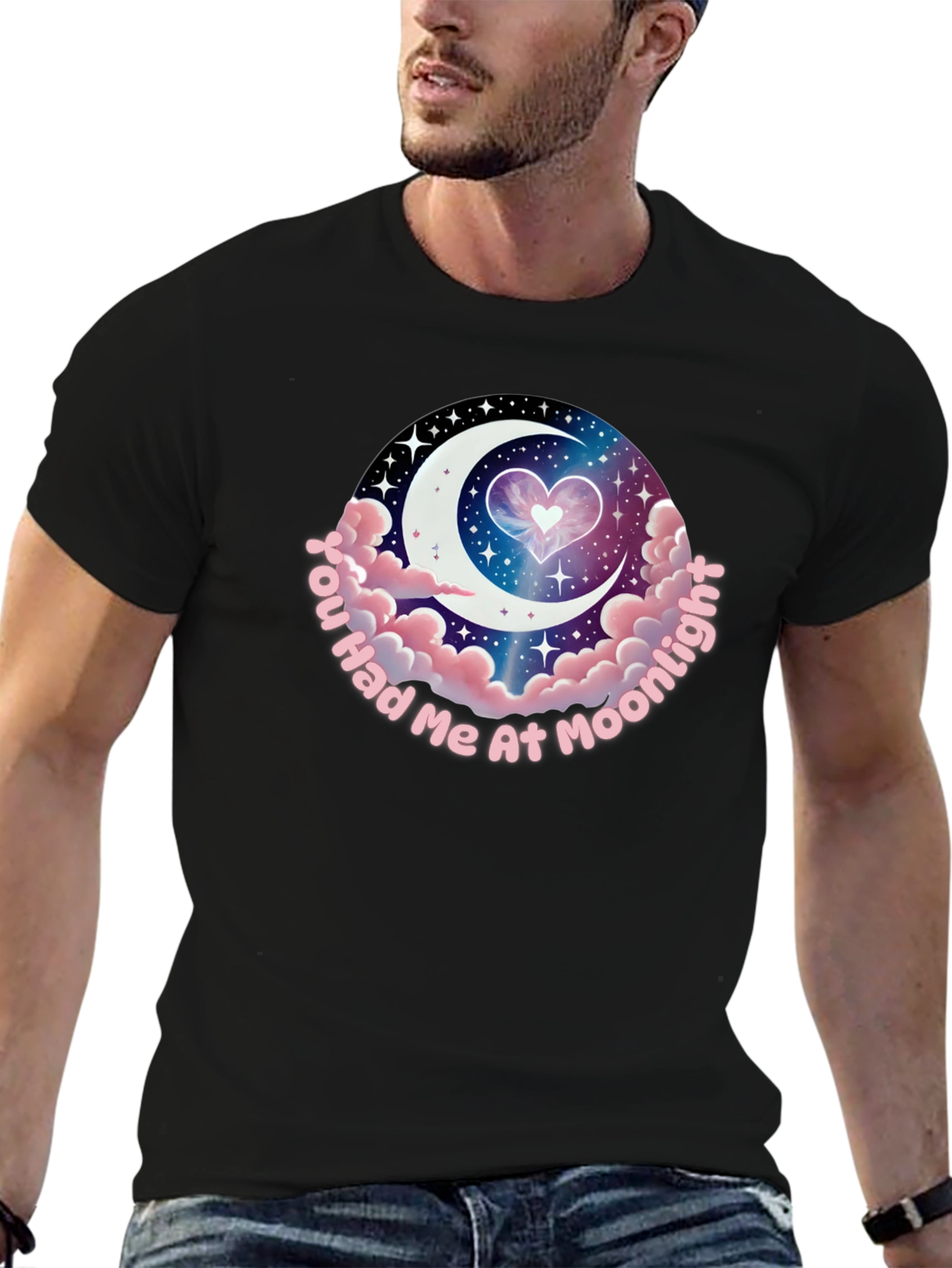 Moonlight Heart Graphic T-Shirt