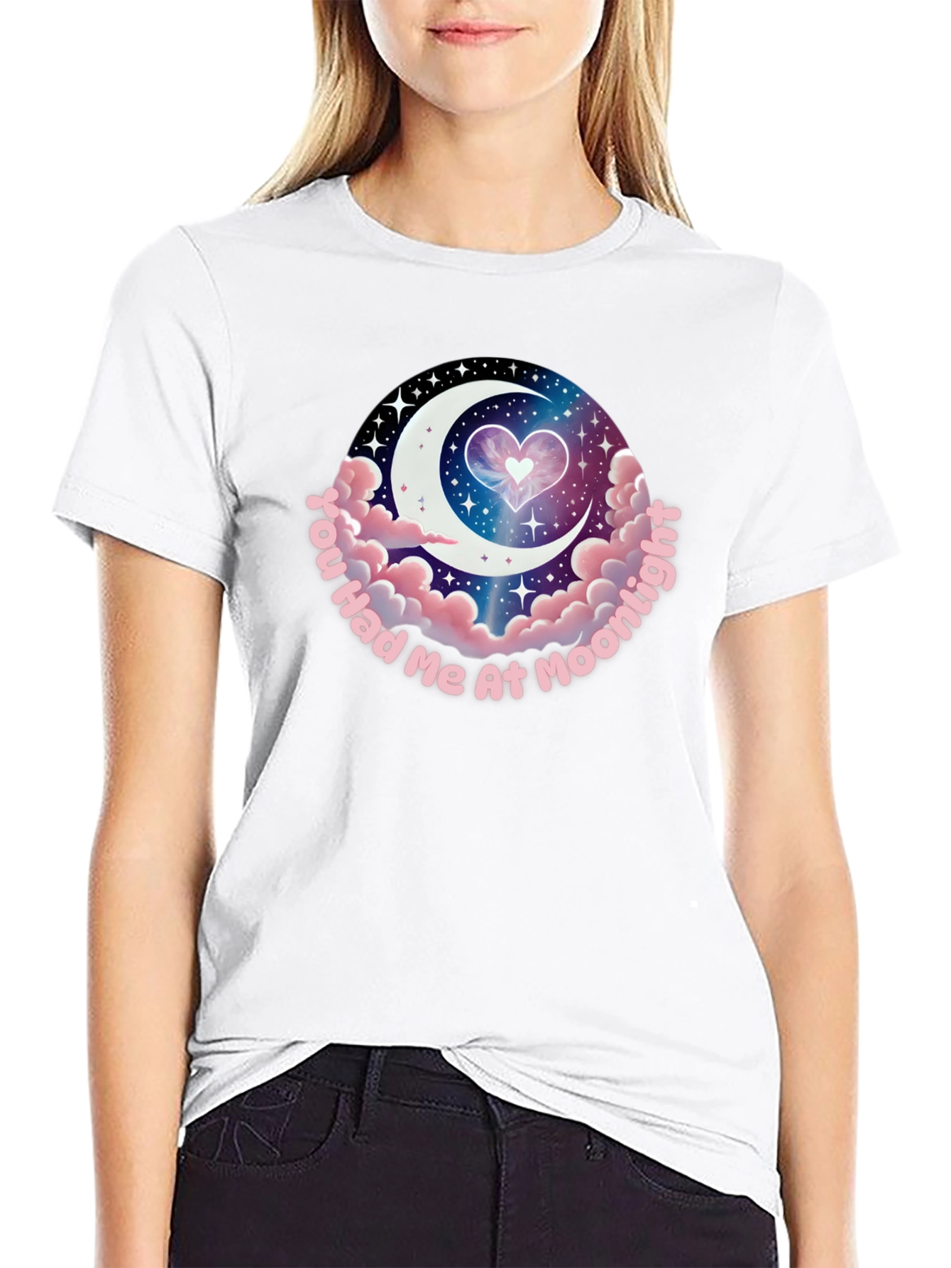 Moonlight Heart Graphic T-Shirt