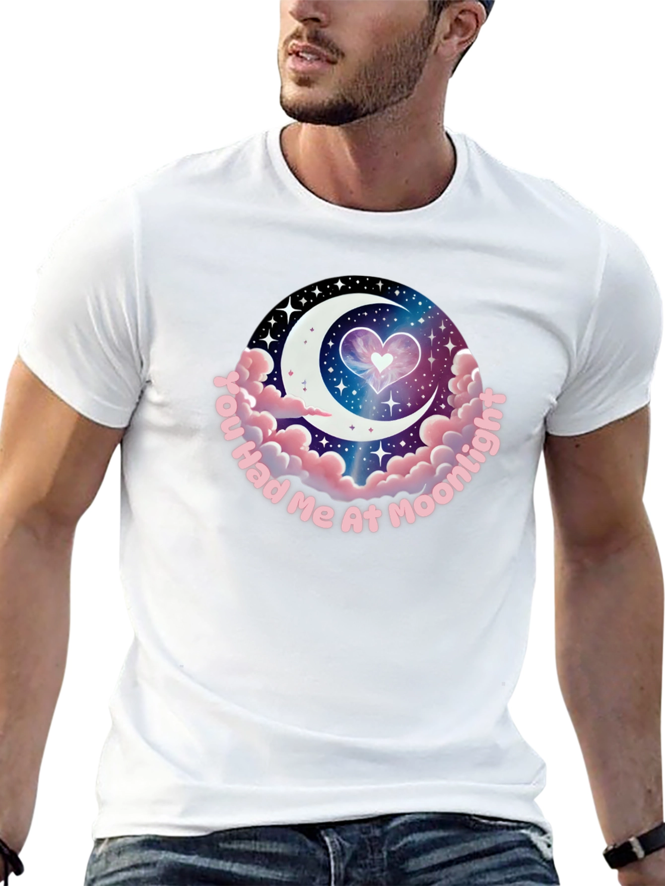 Moonlight Heart Graphic T-Shirt