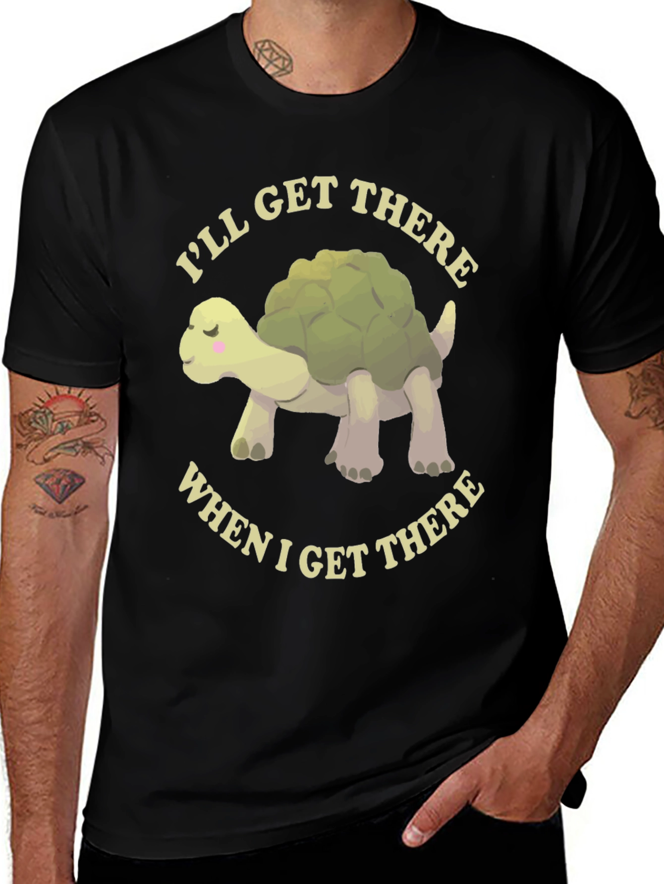 Cute Turtle T-Shirt - Ill Get There!