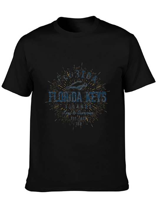 Florida Keys Graphic T-Shirt - Black