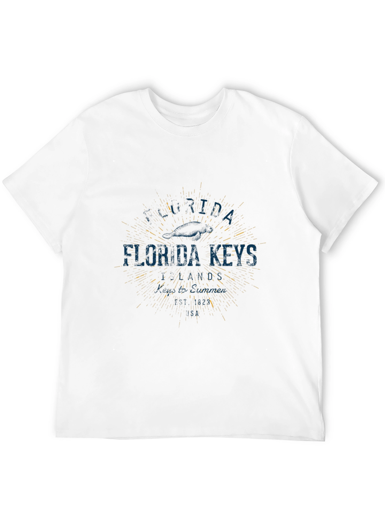 Florida Keys Graphic T-Shirt - Black