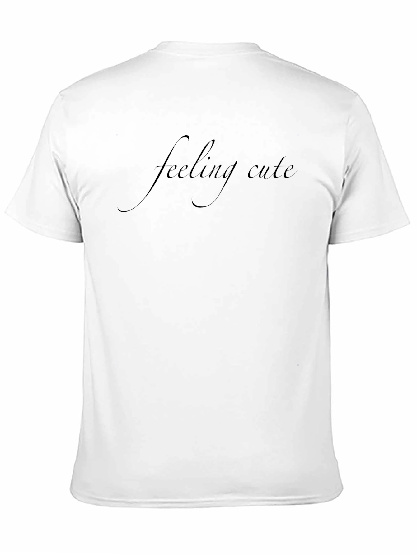 Feeling Cute Black T-Shirt - Stylish and Comfortable
