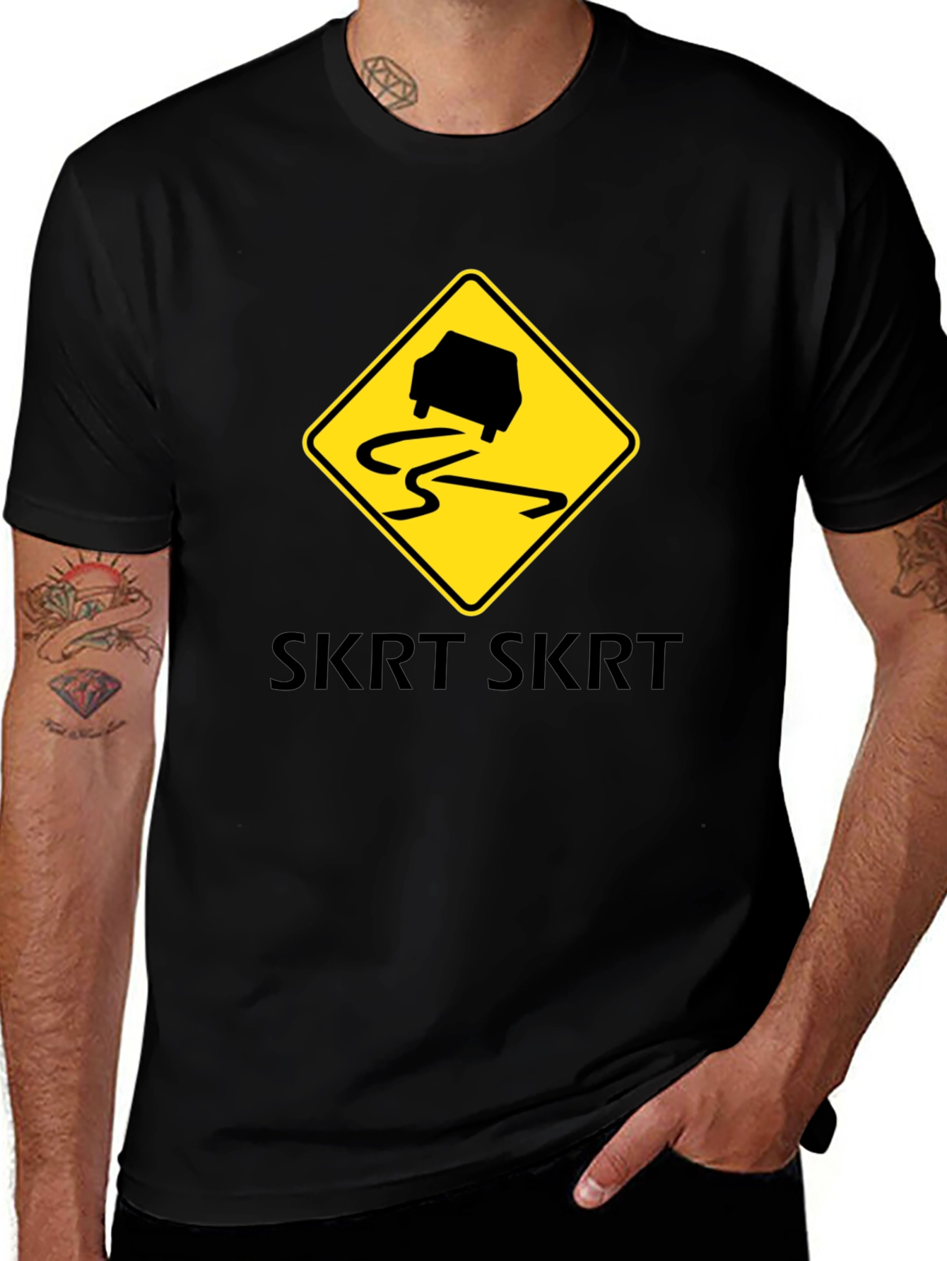 Skrt Skrt Car T-Shirt - Road Hazard Tee