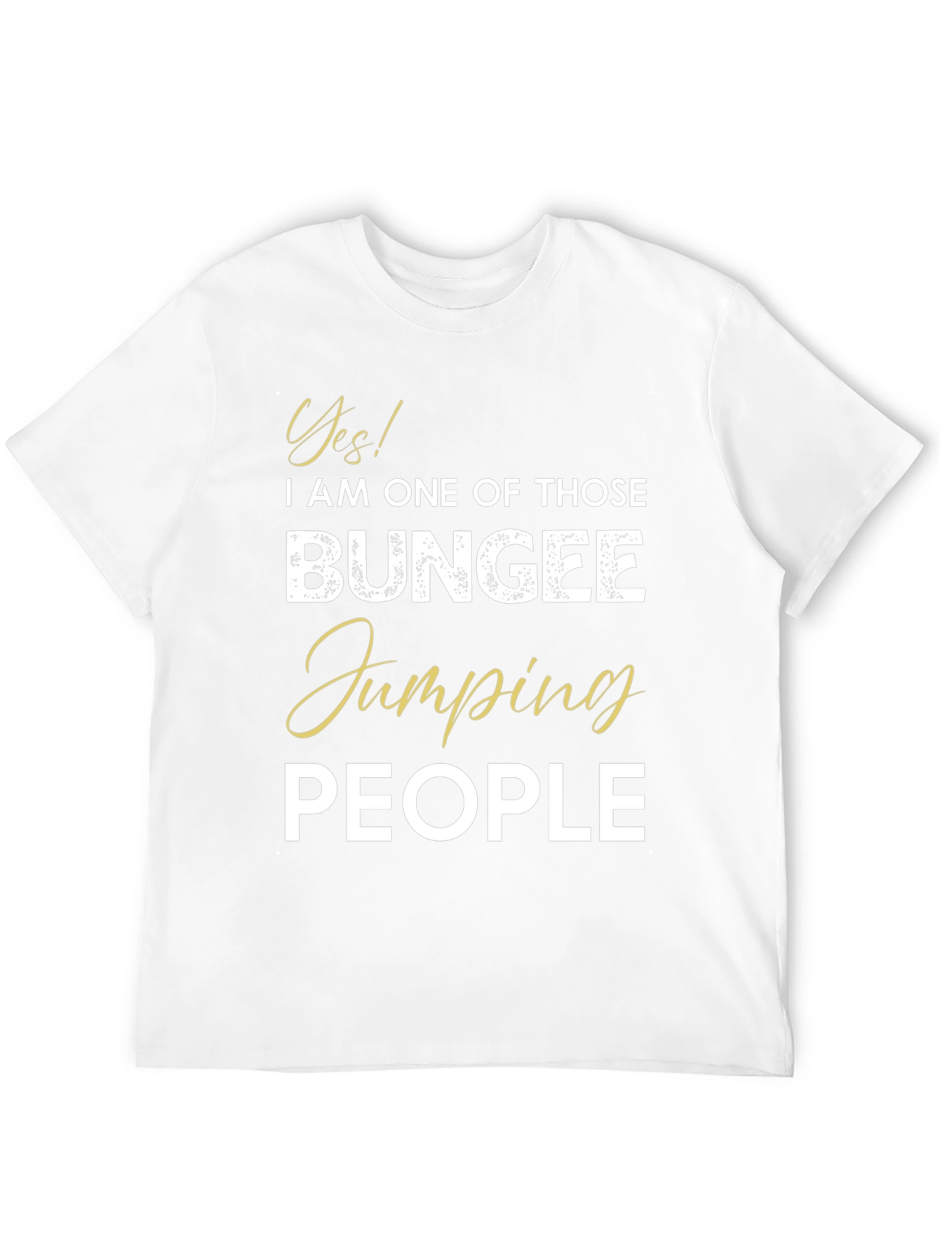 Bungee Jumping Enthusiast Graphic T-Shirt