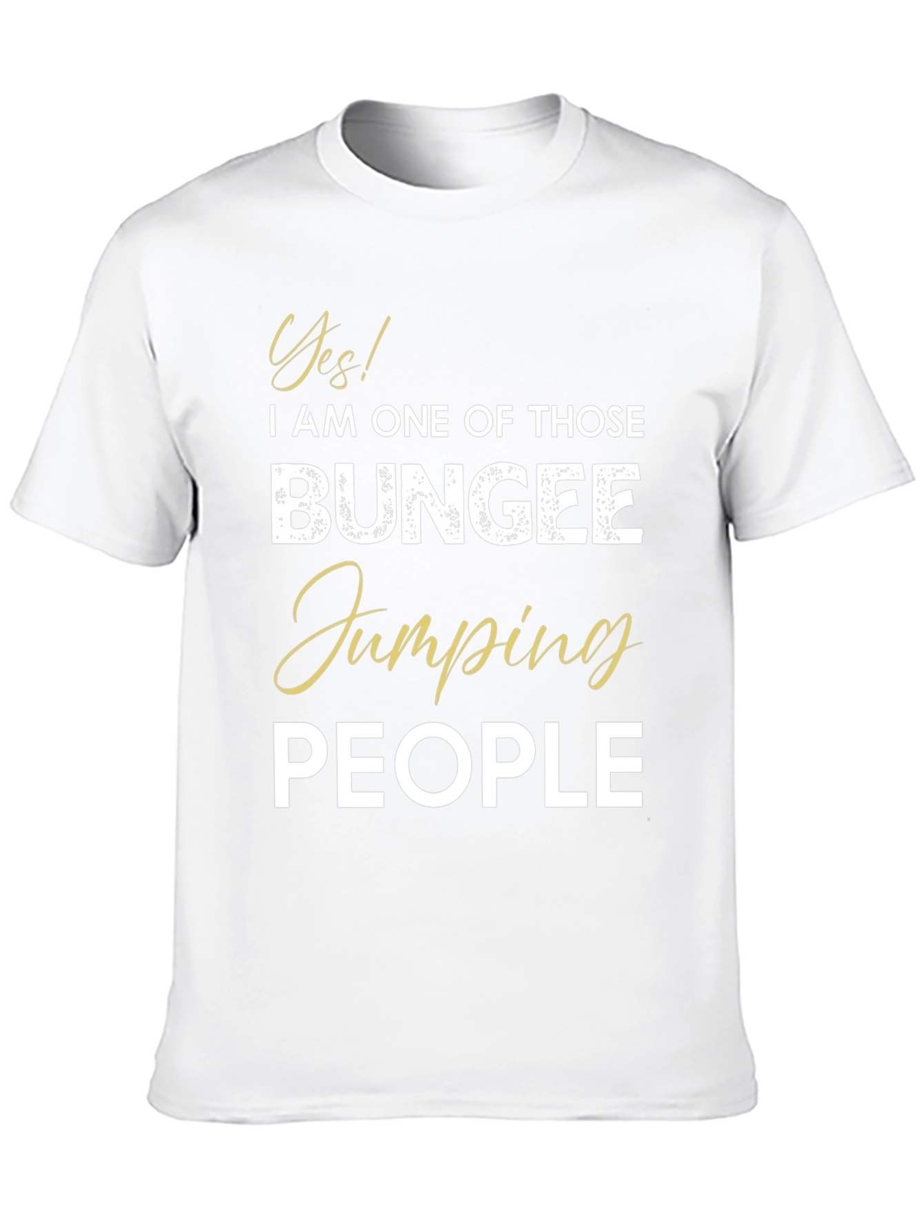 Bungee Jumping Enthusiast Graphic T-Shirt
