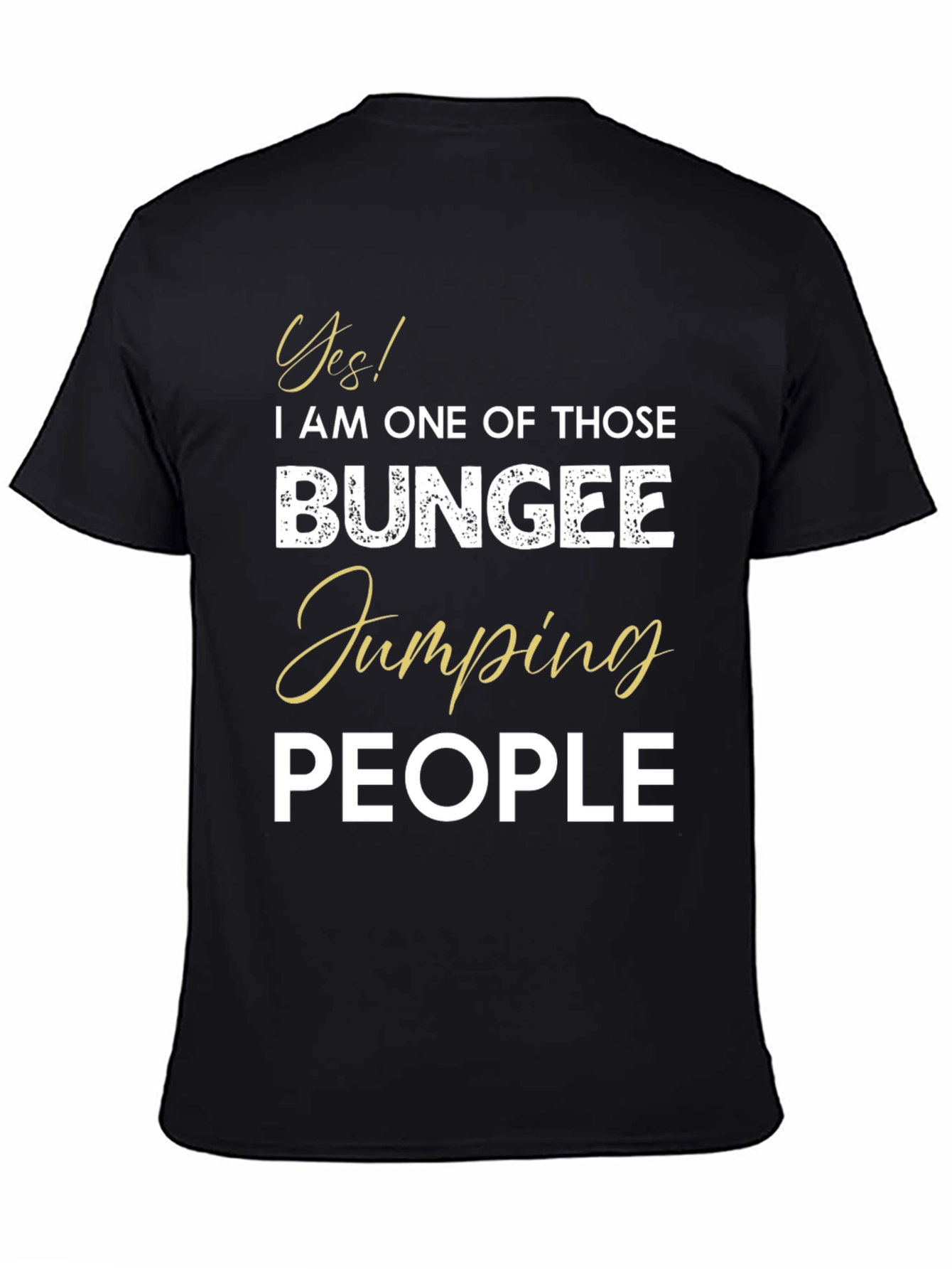 Bungee Jumping Enthusiast Graphic T-Shirt