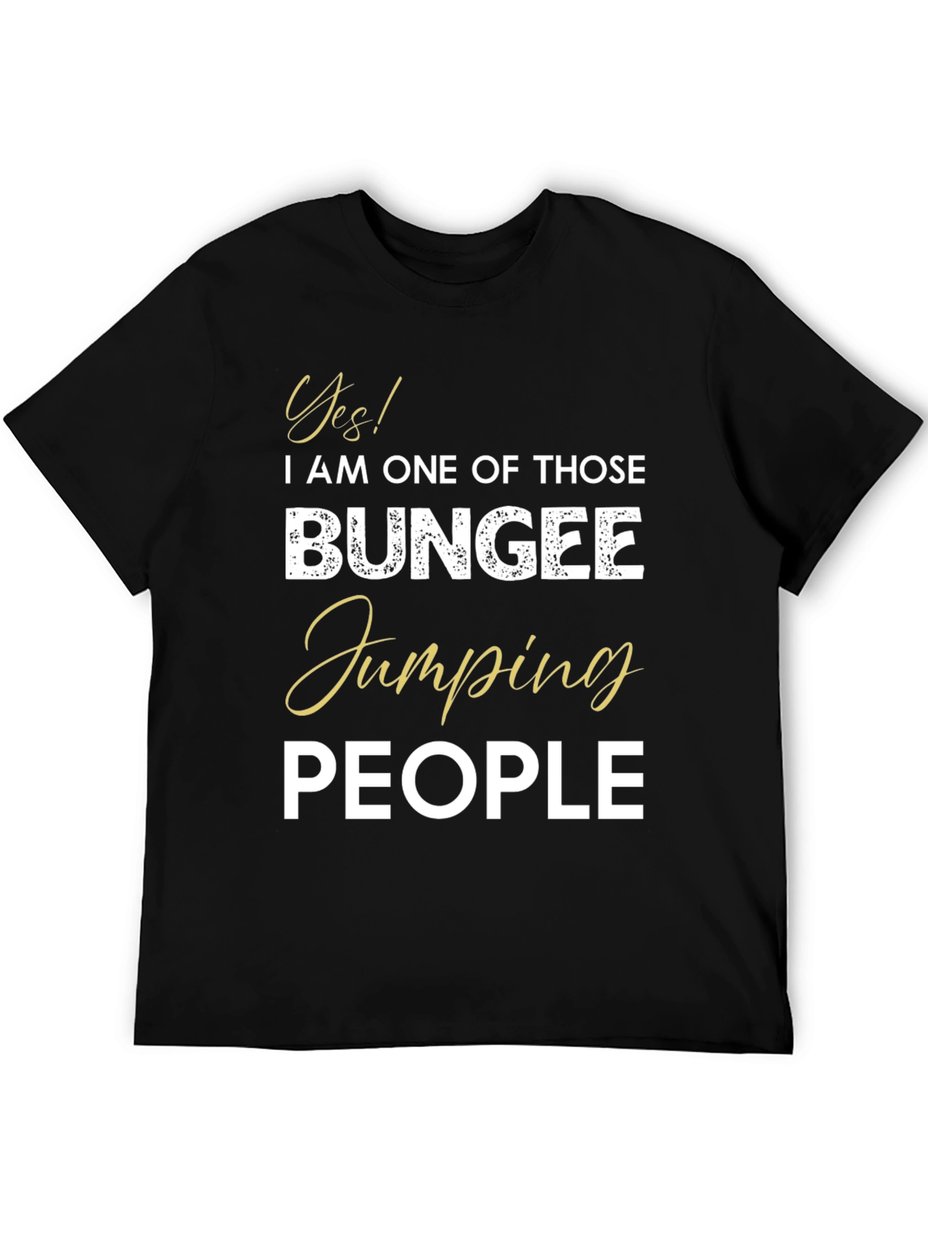Bungee Jumping Enthusiast Graphic T-Shirt