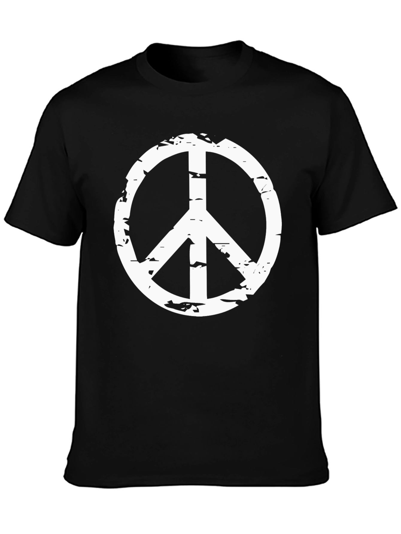 Peace Sign T-Shirt - Distressed Graphic Tee