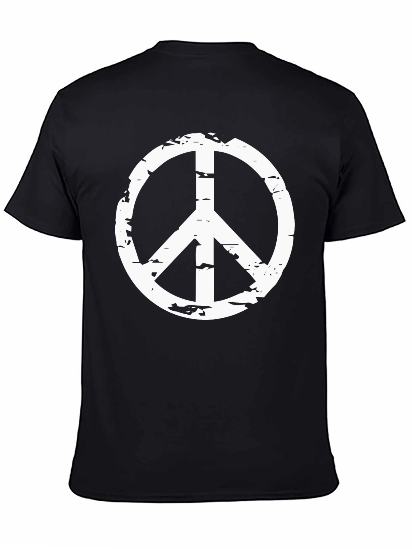 Peace Sign T-Shirt - Distressed Graphic Tee
