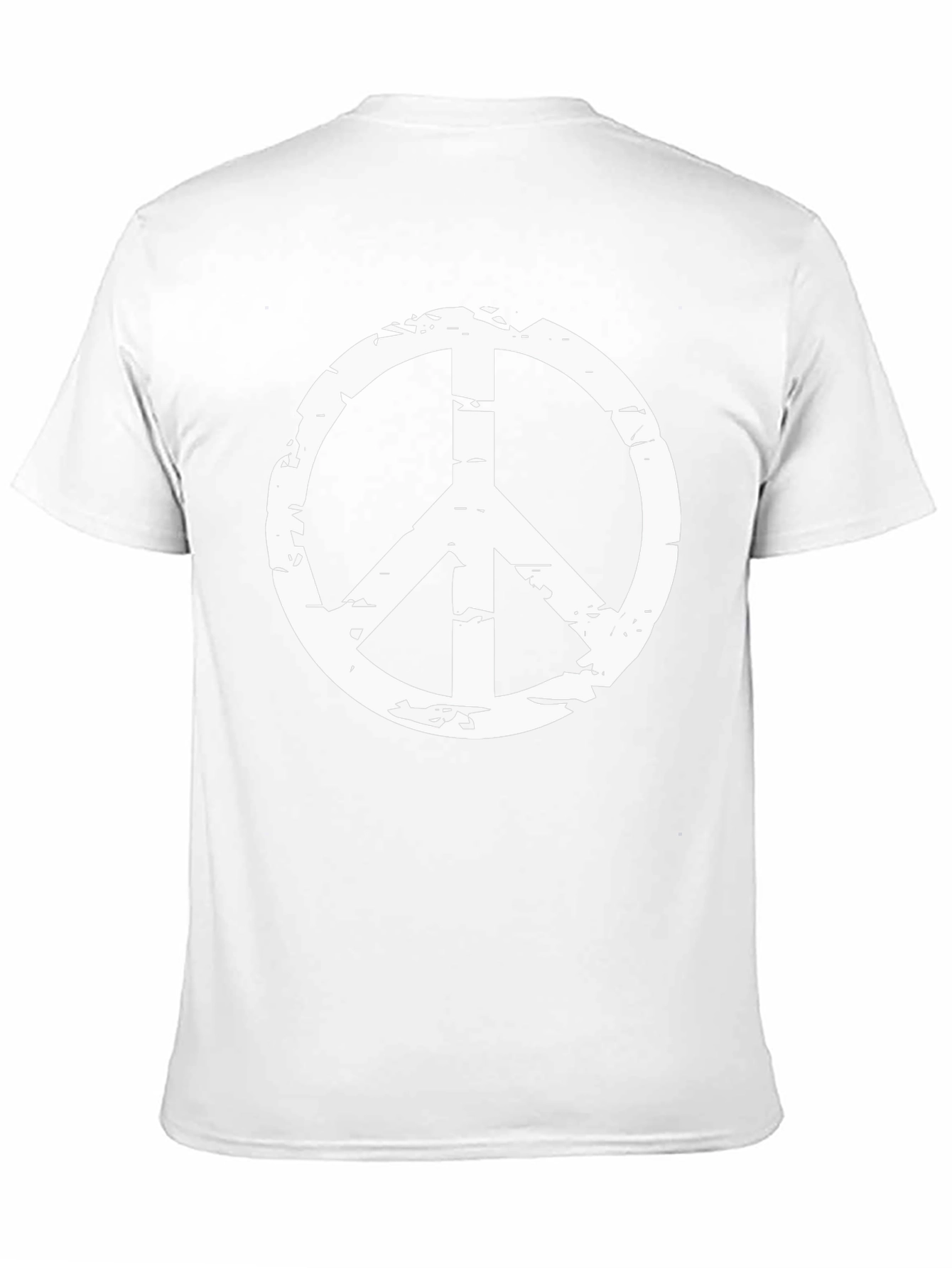 Peace Sign T-Shirt - Distressed Graphic Tee