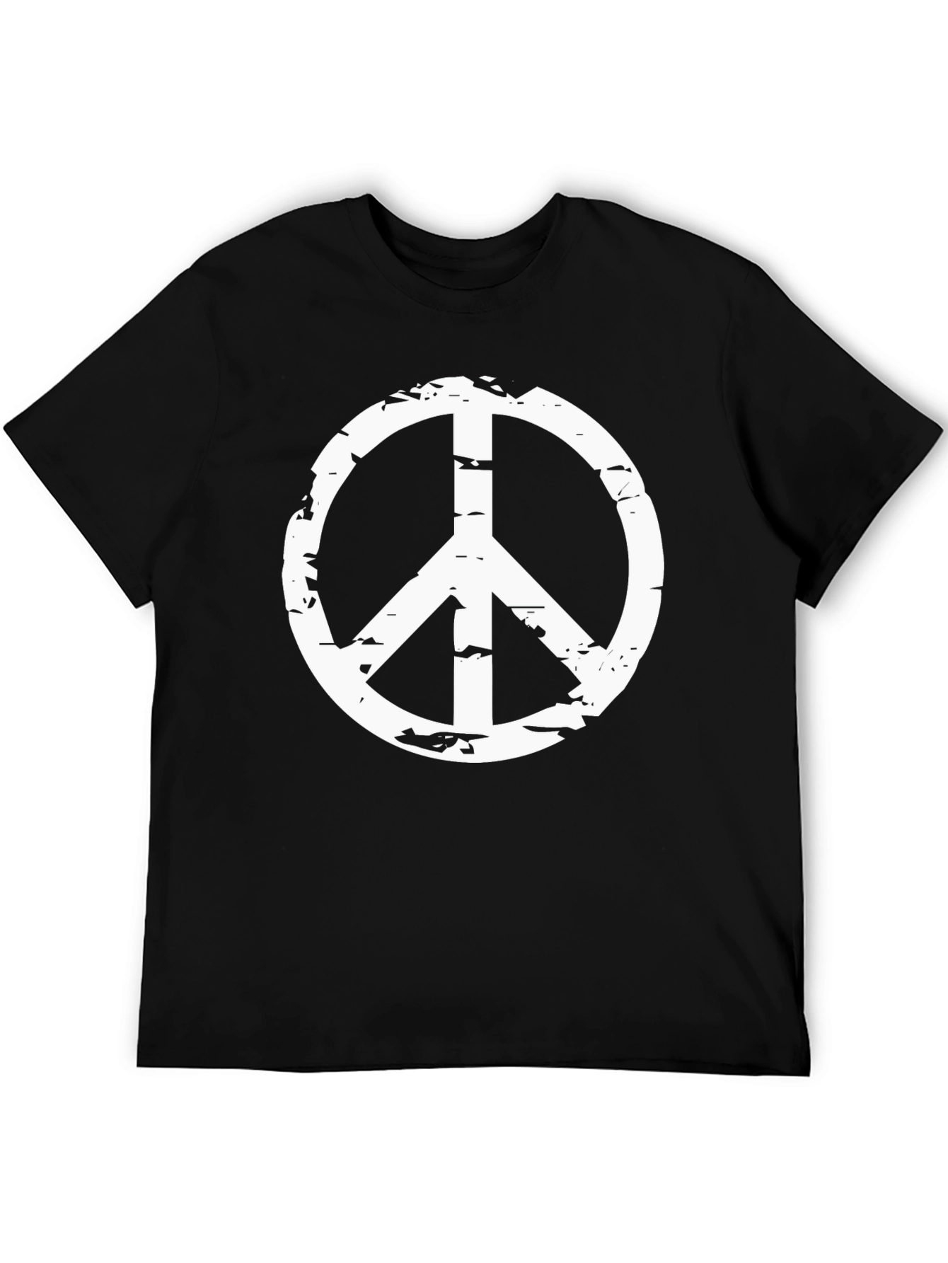 Peace Sign T-Shirt - Distressed Graphic Tee