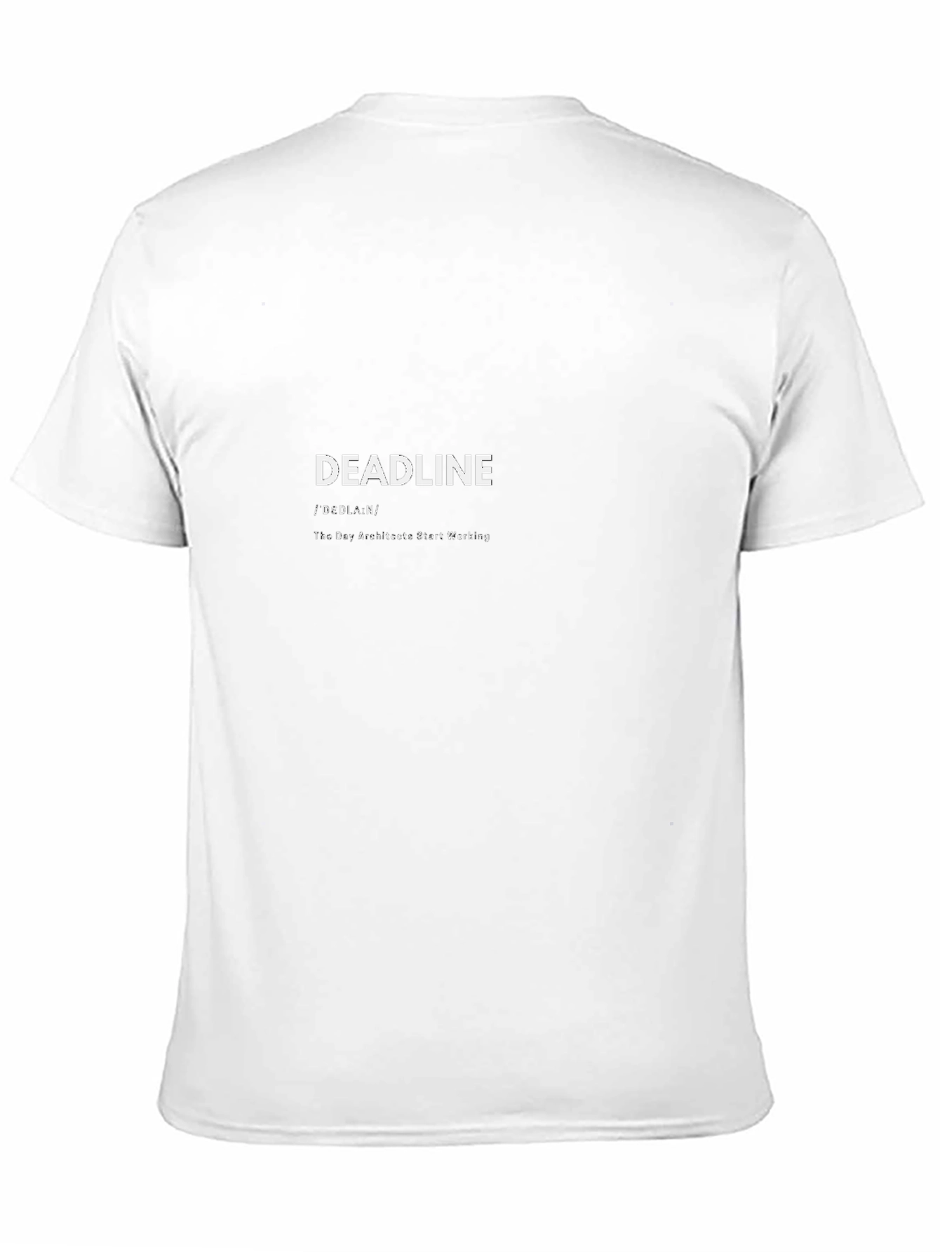 Deadline Definition Graphic Tee - Black Unisex T-Shirt