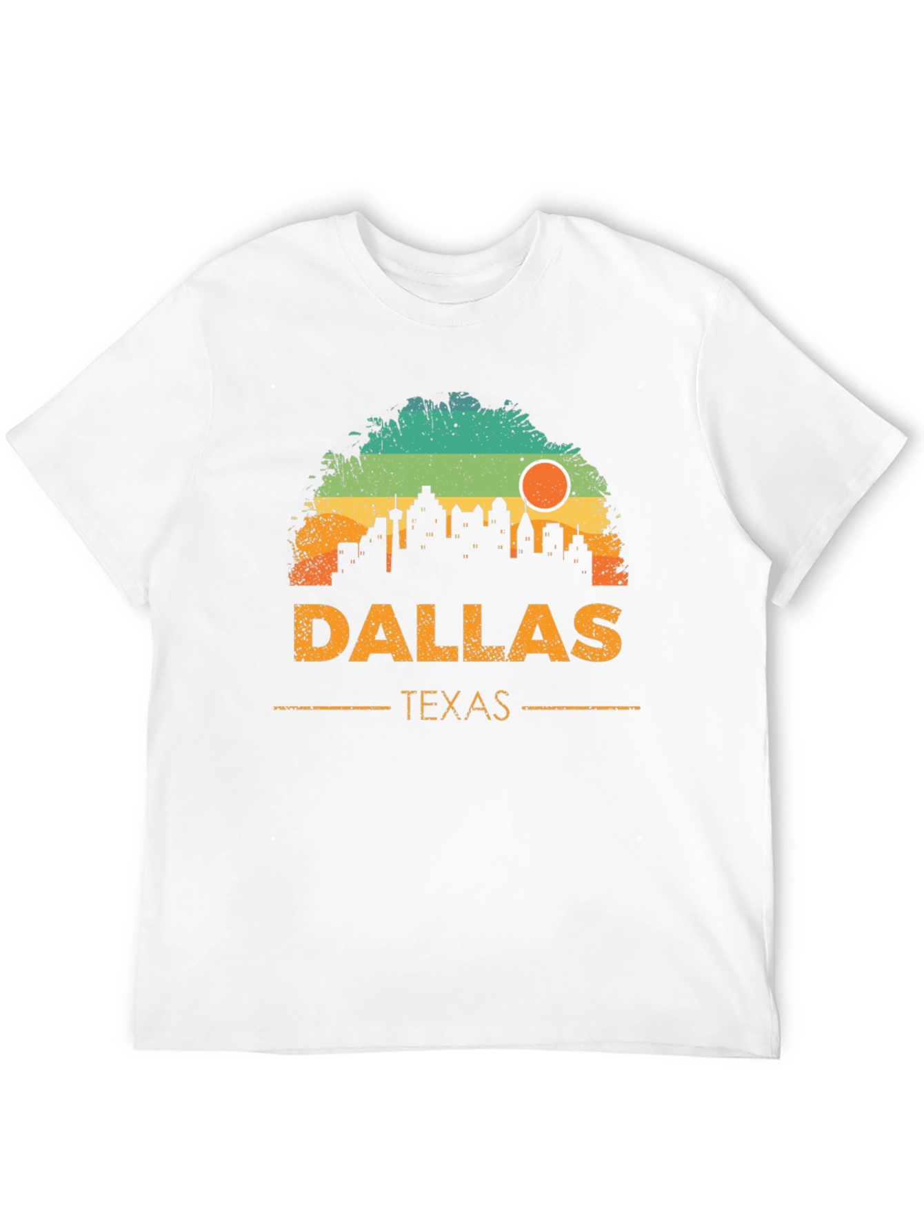 Dallas Texas Skyline Graphic T-Shirt