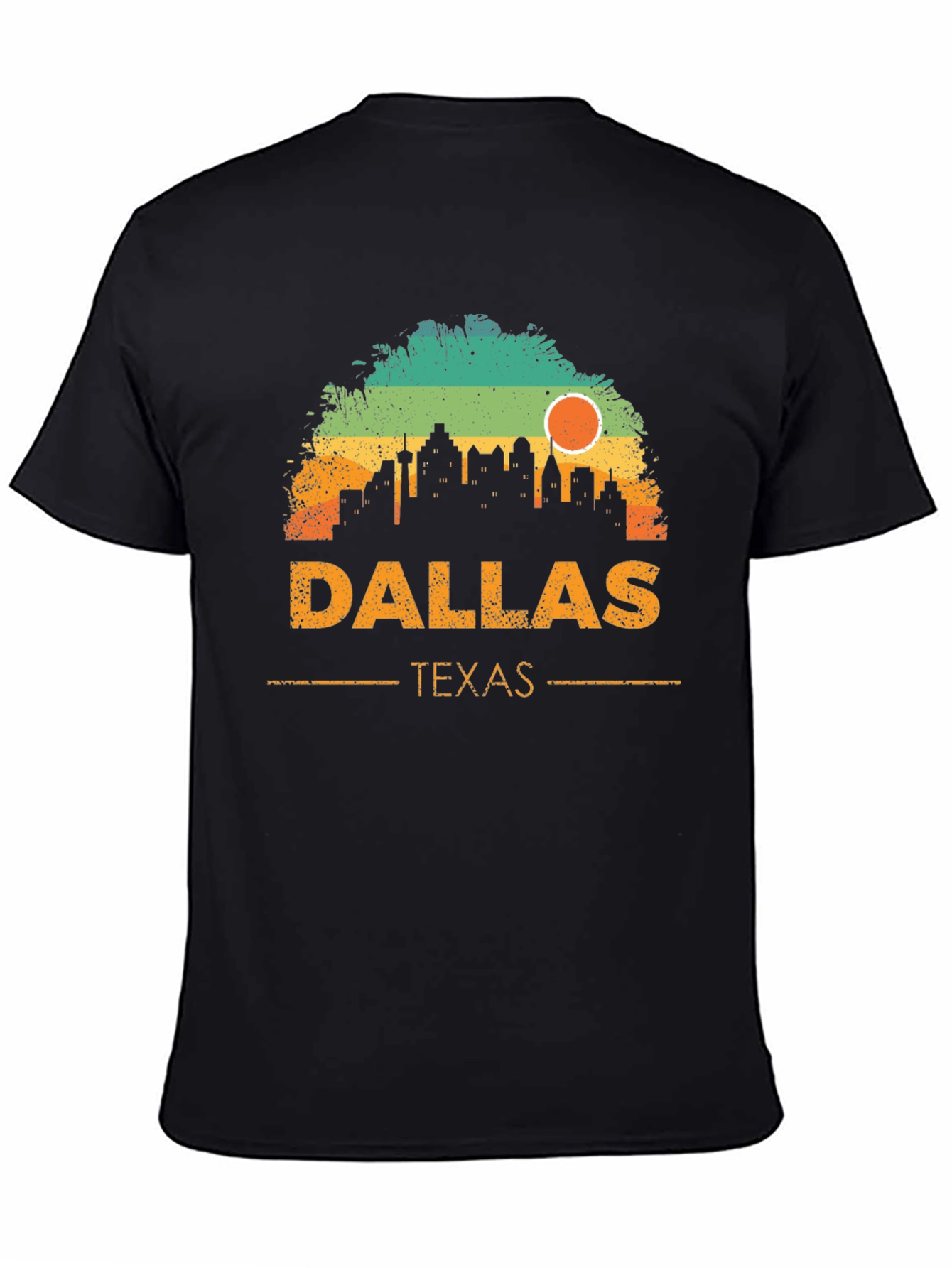 Dallas Texas Skyline Graphic T-Shirt
