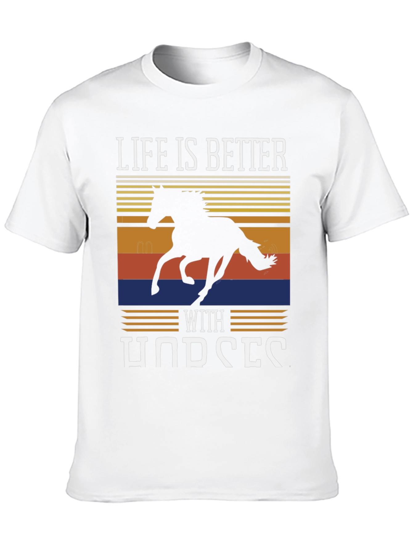 Life Is Better With Horses Graphic Tee