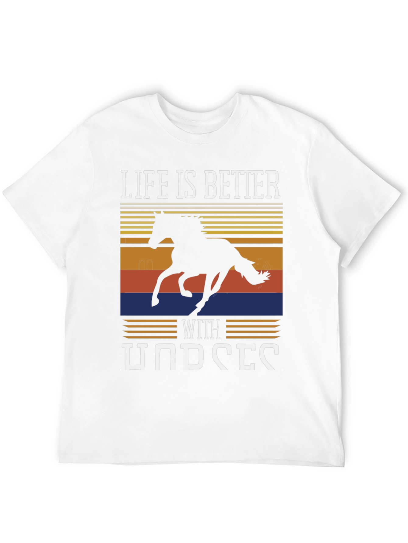 Life Is Better With Horses Graphic Tee