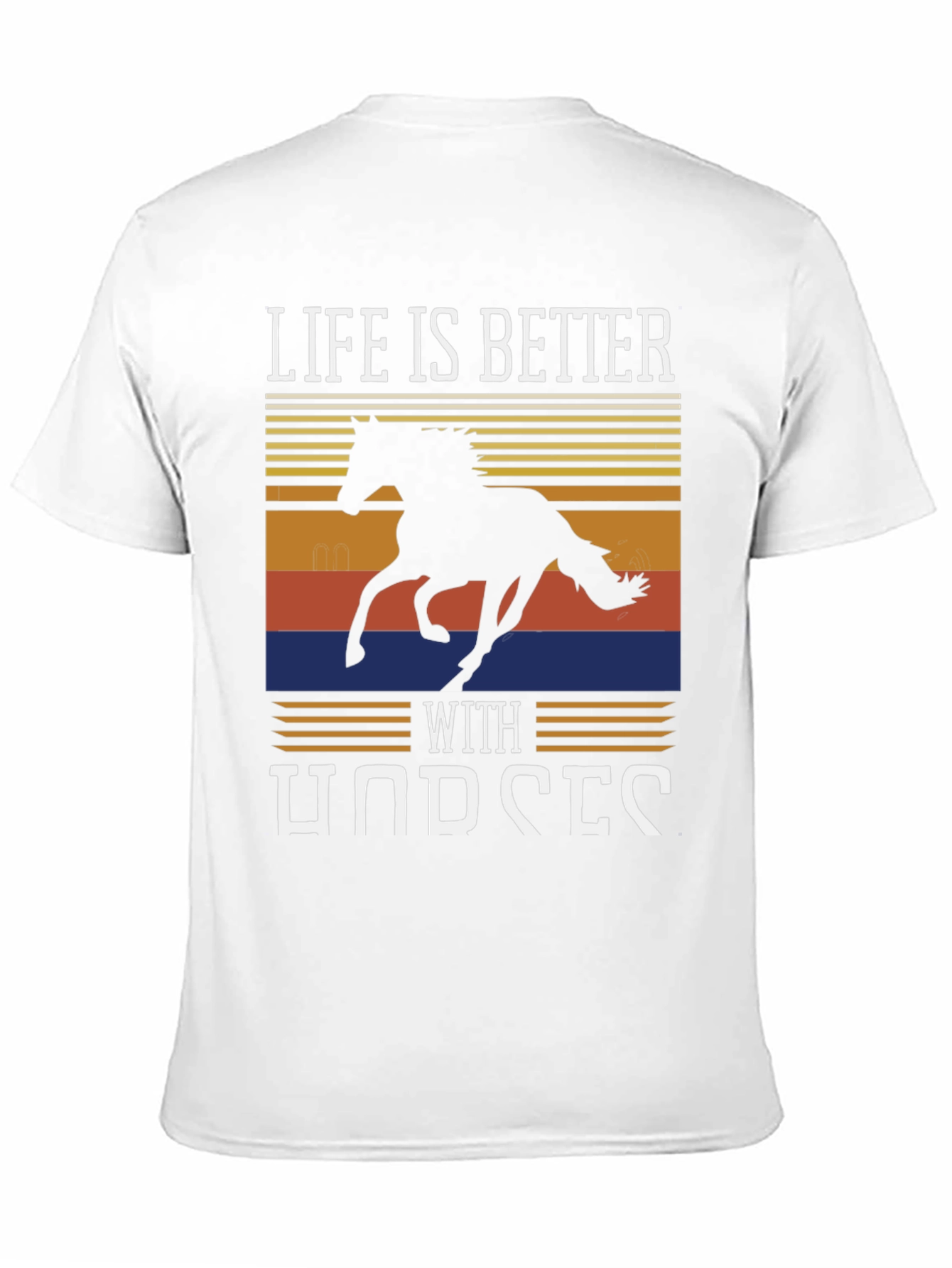 Life Is Better With Horses Graphic Tee