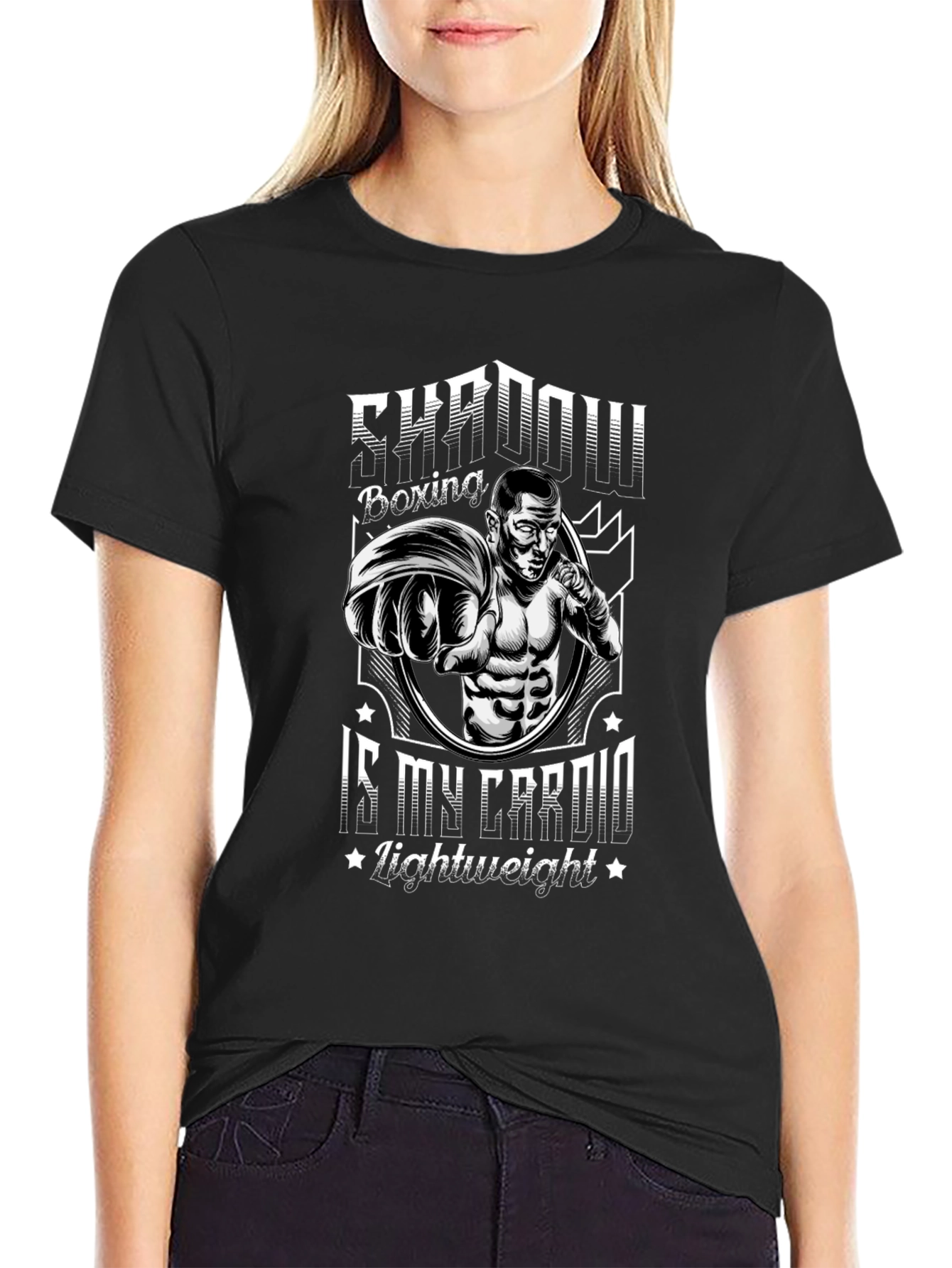 Shadow Boxing Cardio T-Shirt - Lightweight Training Tee
