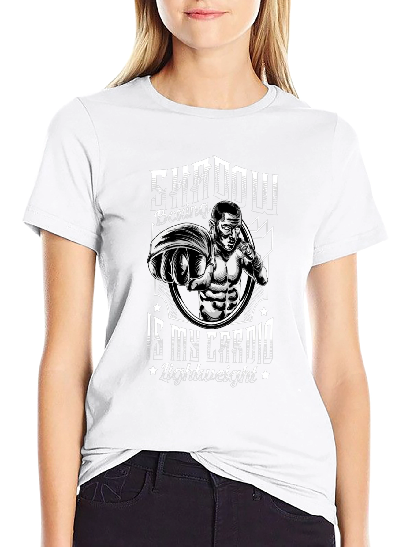 Shadow Boxing Cardio T-Shirt - Lightweight Training Tee