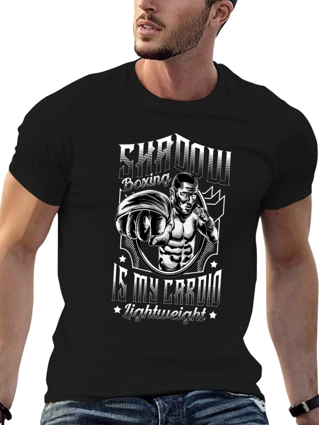 Shadow Boxing Cardio T-Shirt - Lightweight Training Tee