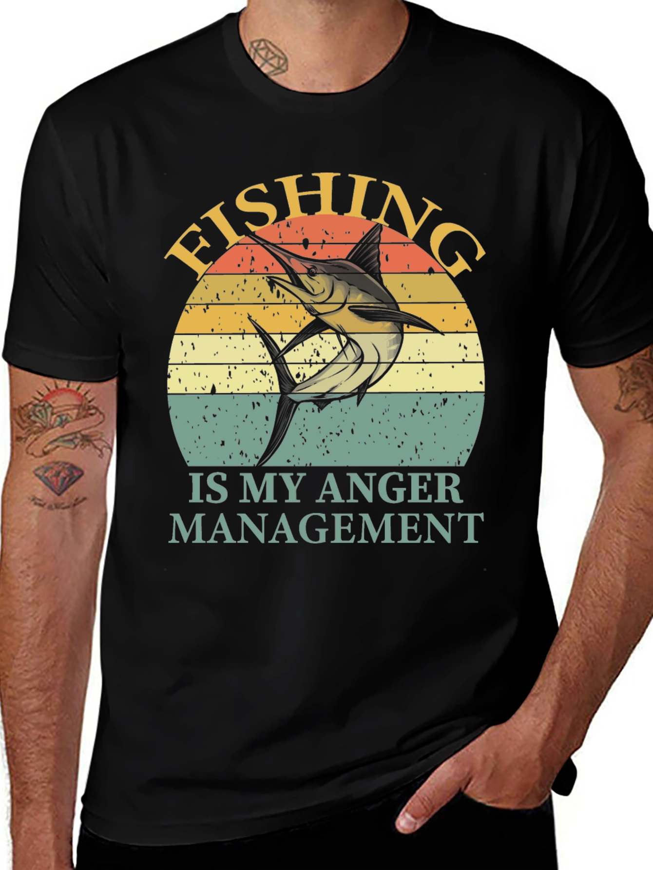 Fishing is My Anger Management T-Shirt