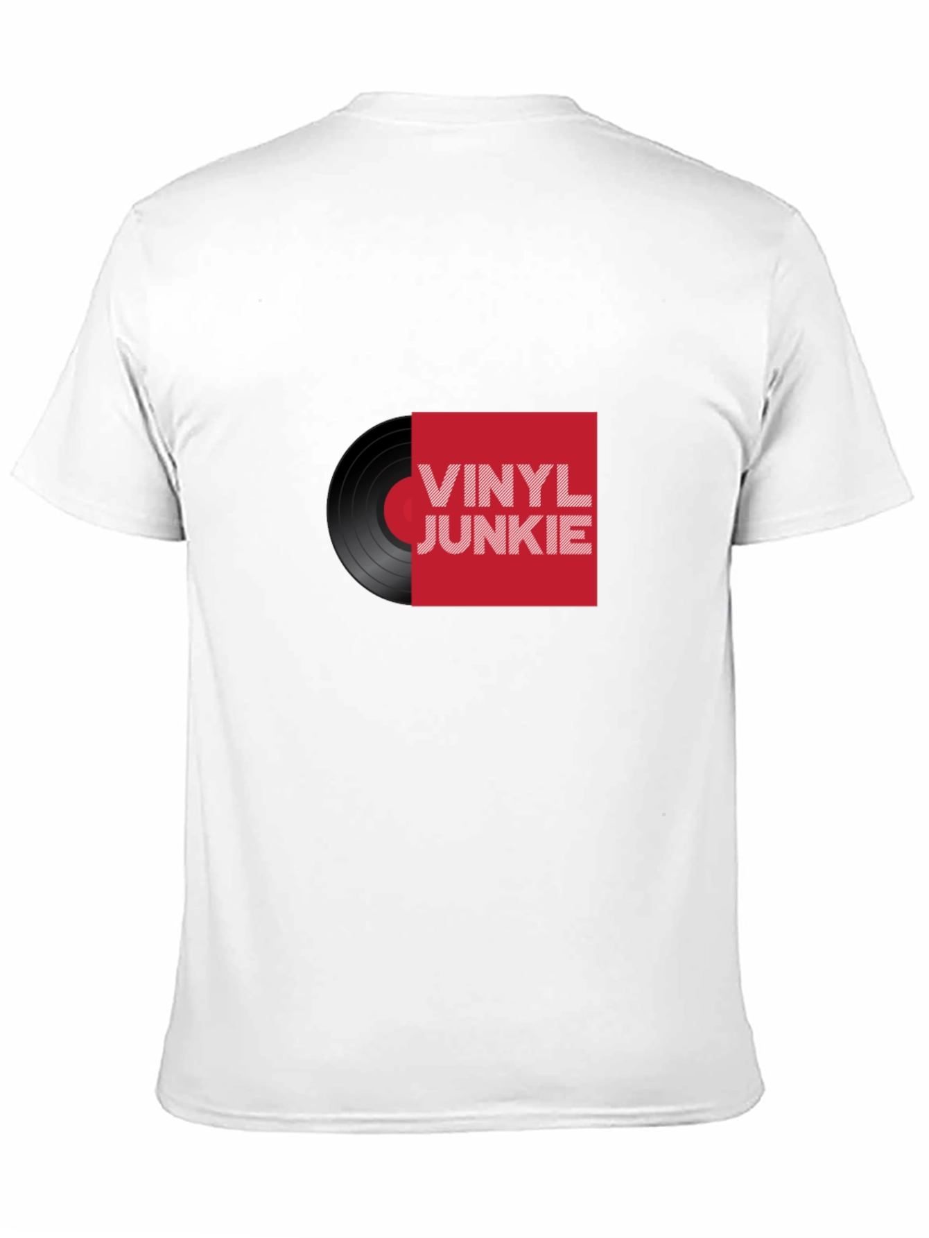 Vinyl Junkie Graphic Tee - Retro Music Lover T-Shirt