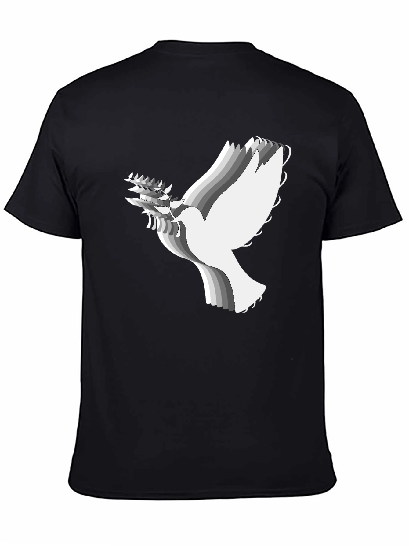Peace Dove Graphic Tee - Black
