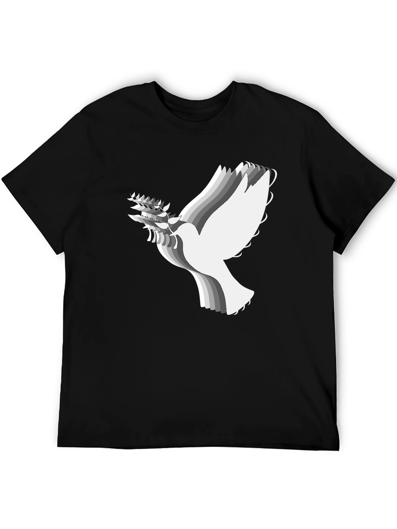 Peace Dove Graphic Tee - Black