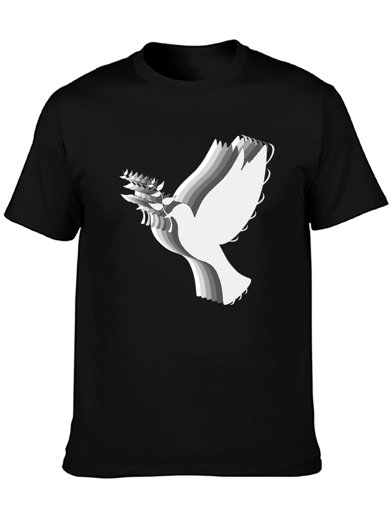 Peace Dove Graphic Tee - Black
