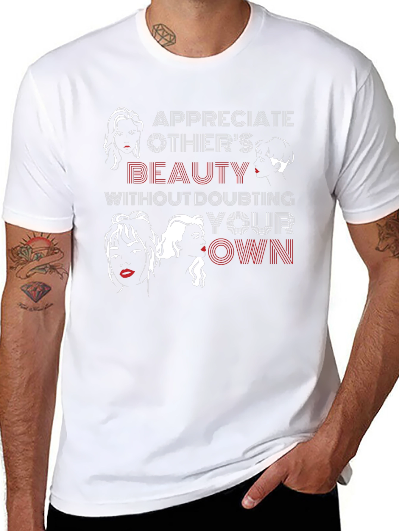 Beauty Empowerment Tee - Appreciate Others Love Yourself