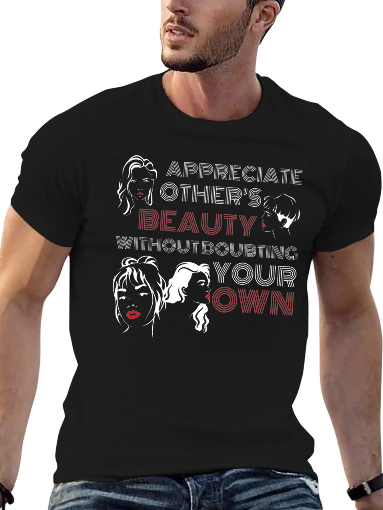 Beauty Empowerment Tee - Appreciate Others Love Yourself
