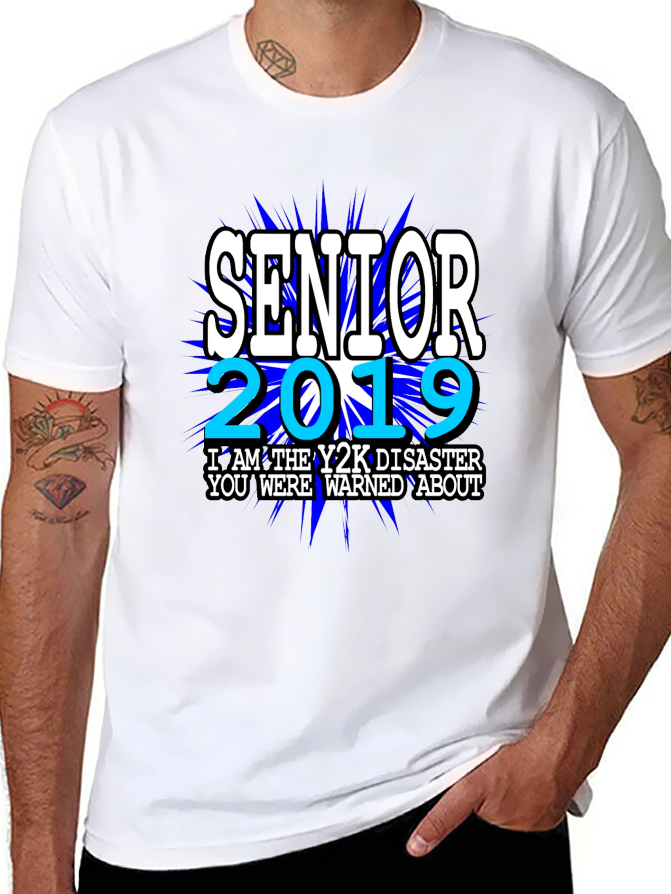 Senior 2019 Y2K Disaster T-Shirt