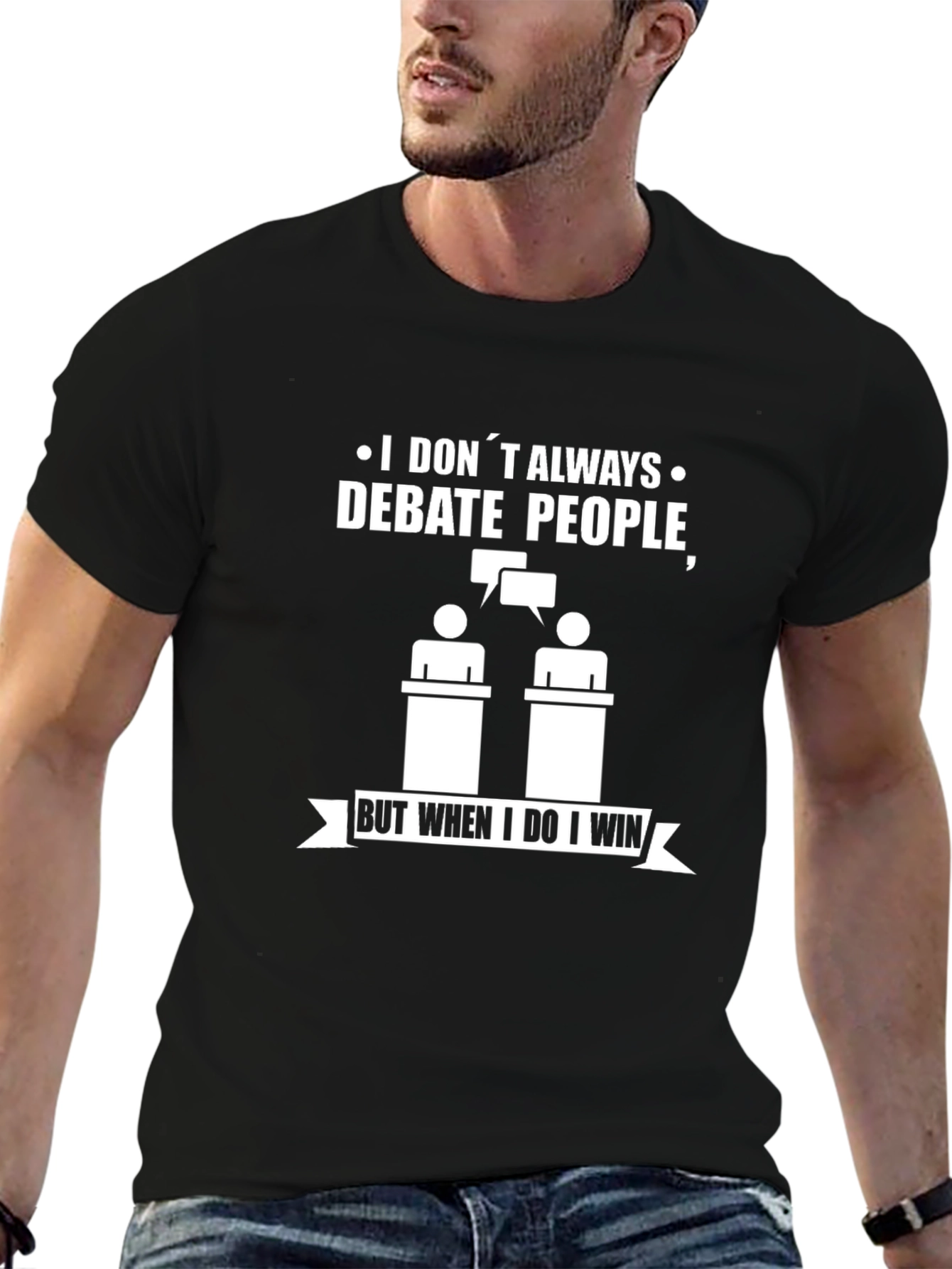 Debate People Funny Graphic T-Shirt