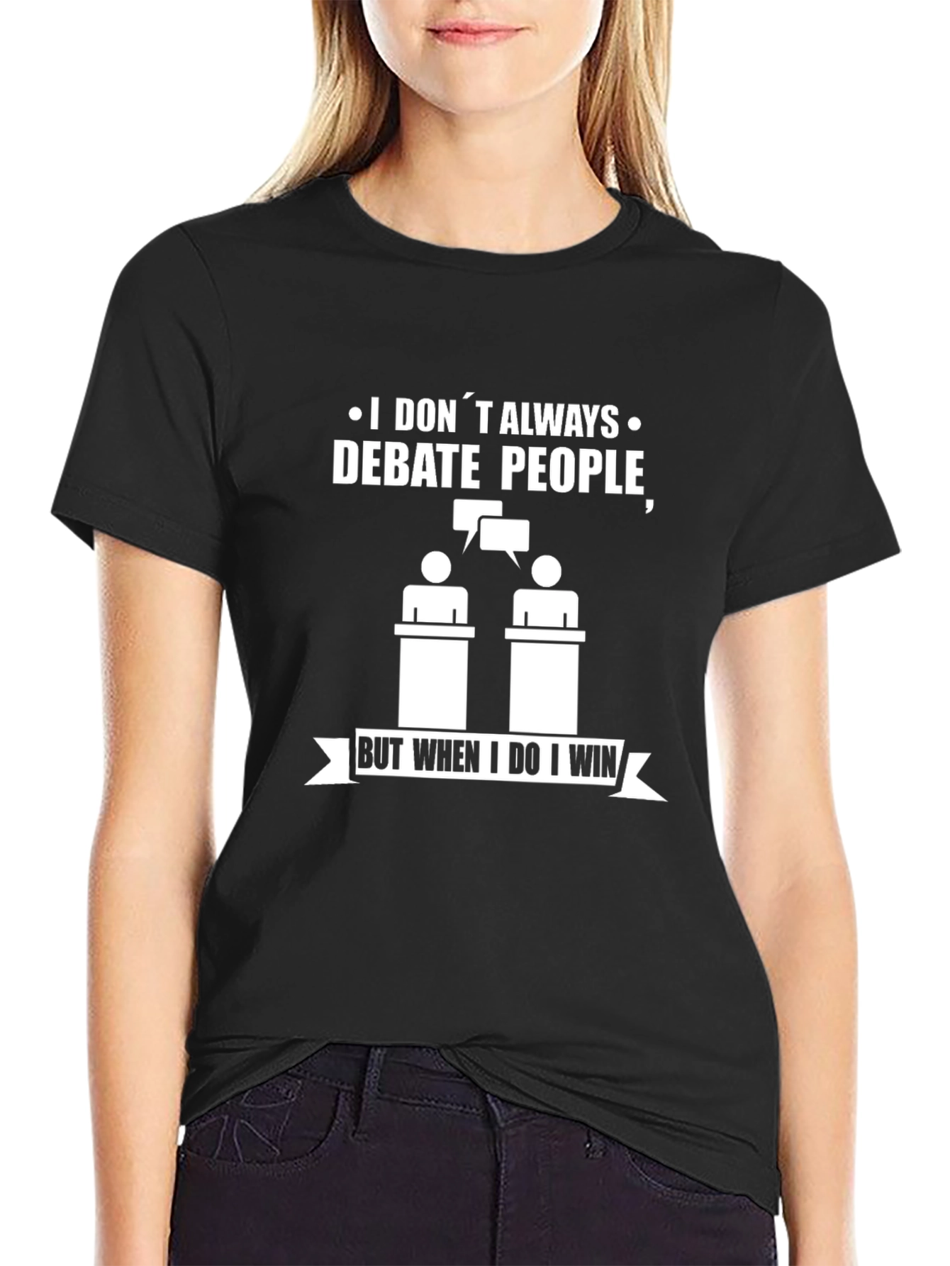 Debate People Funny Graphic T-Shirt