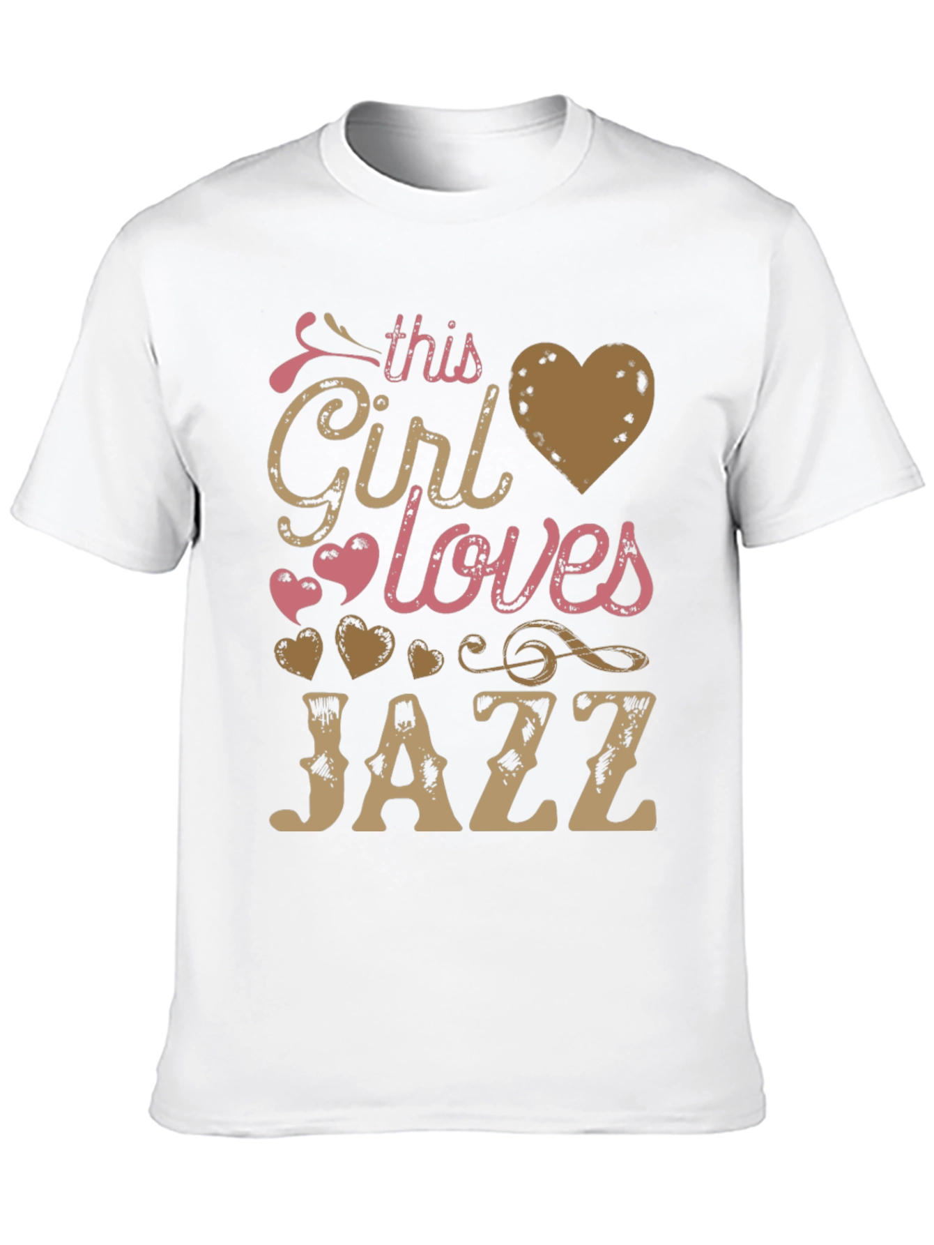 This Girl Loves Jazz T-Shirt - Music Lover Tee