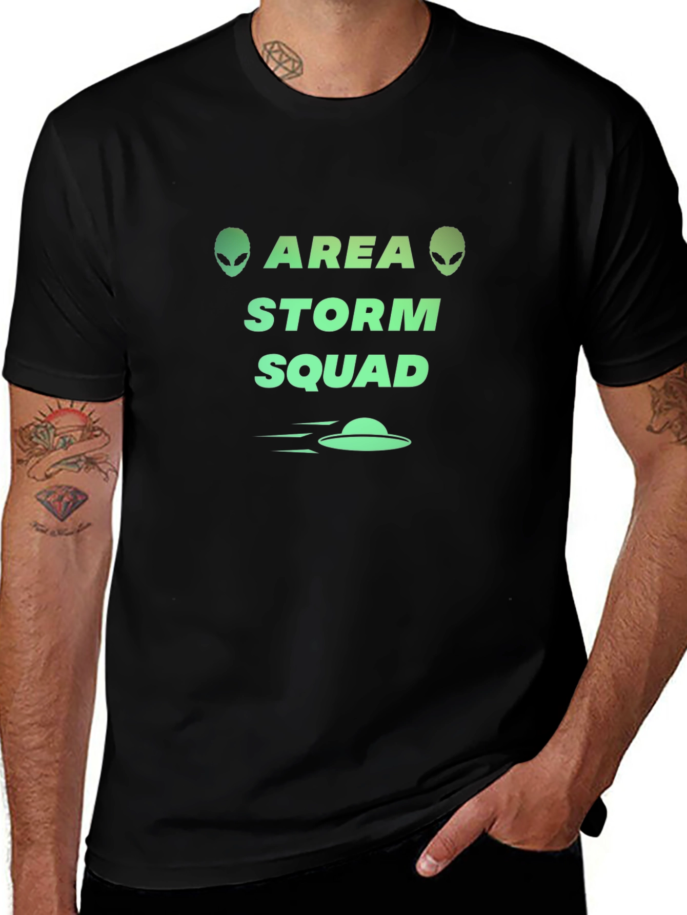 Area Storm Squad Black T-Shirt