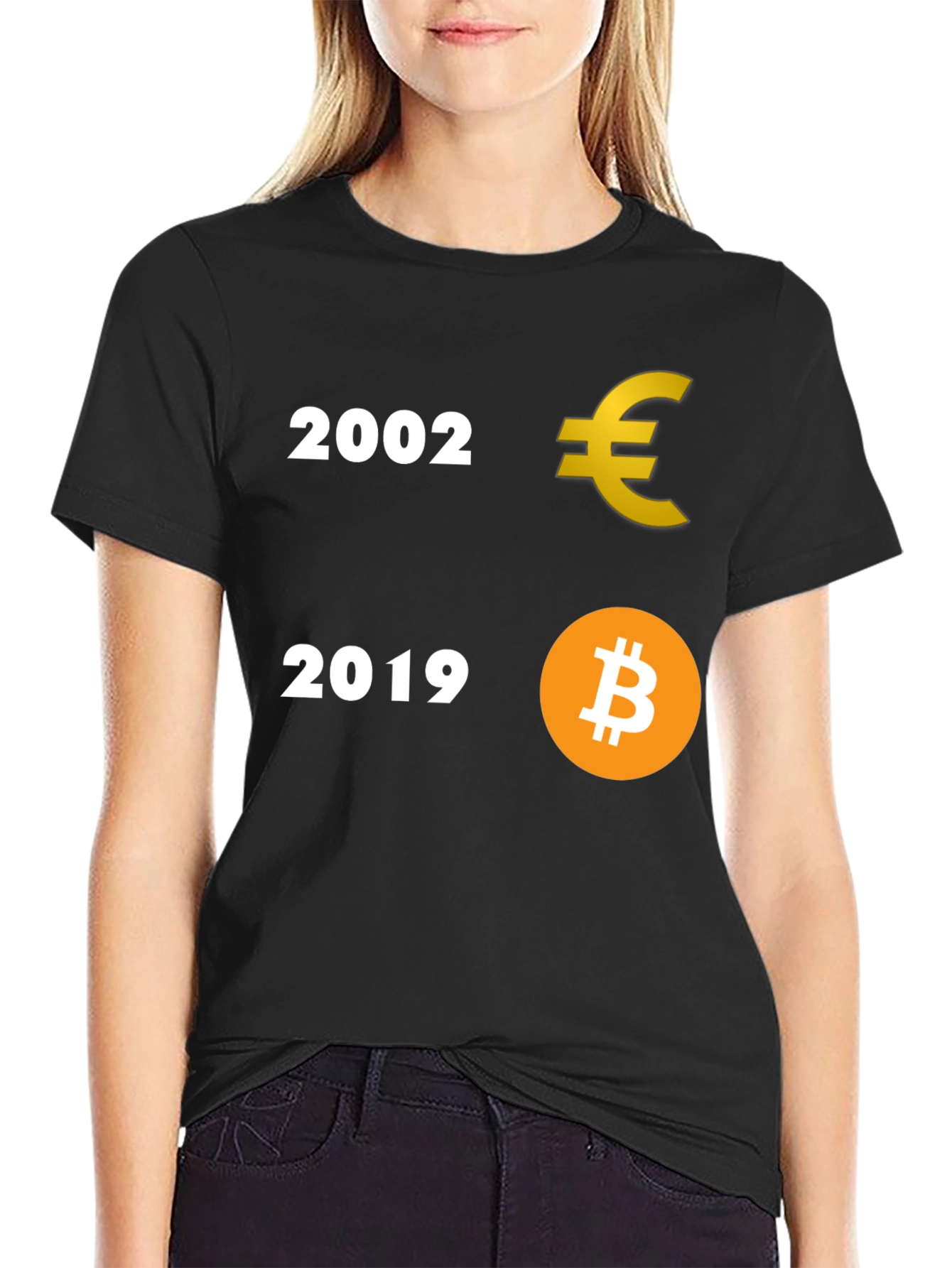 Euro to Bitcoin Evolution Tee