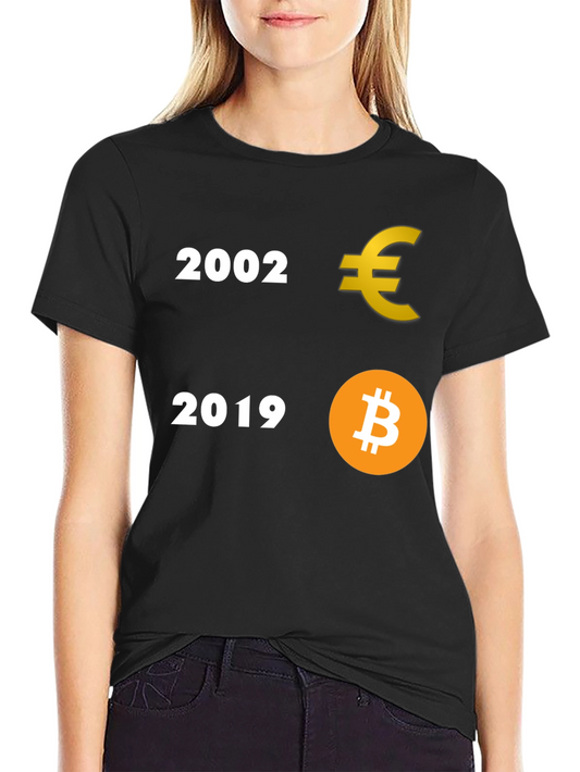 Euro to Bitcoin Evolution Tee