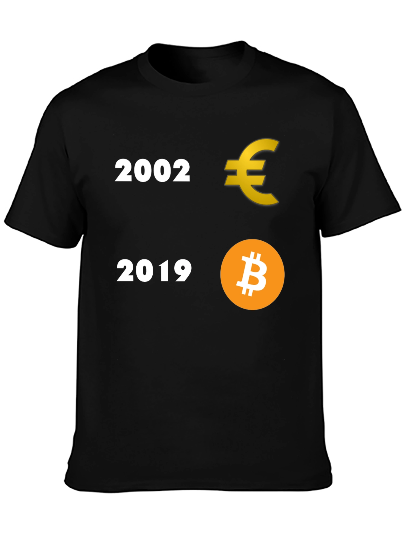 Euro to Bitcoin Evolution Tee
