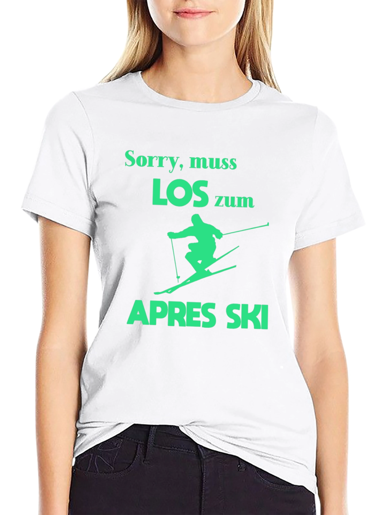 Apres Ski Skiing T-Shirt - Sorry Muss Los