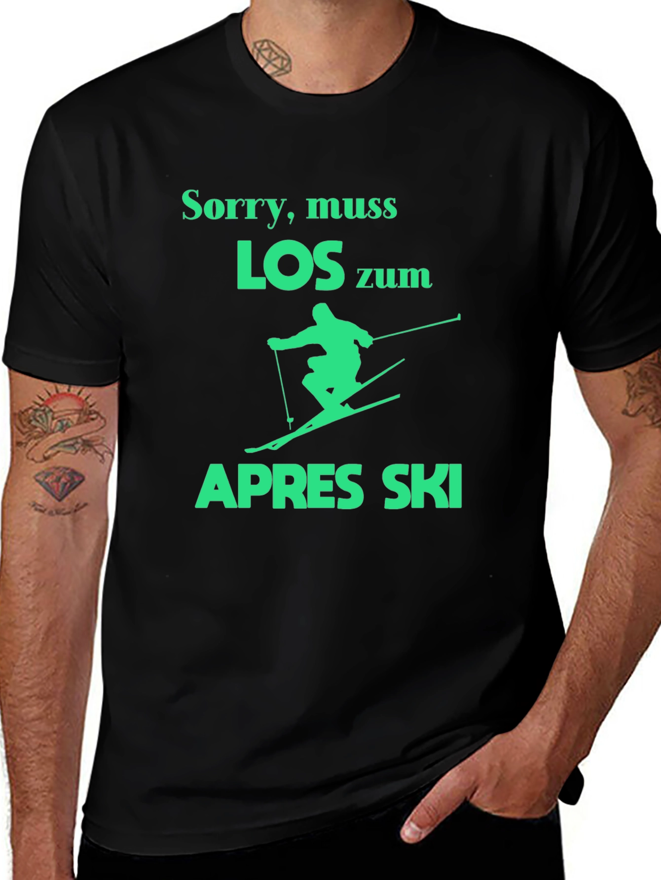 Apres Ski Skiing T-Shirt - Sorry Muss Los